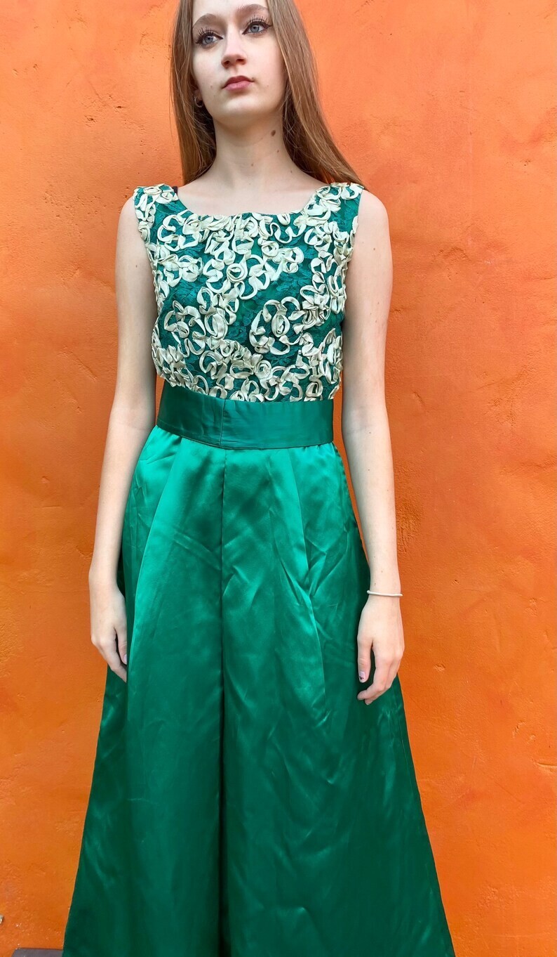 Vintage 1950s 1960s Party Dress. Prom Evening Gown Cocktail Formal. Pinup retro