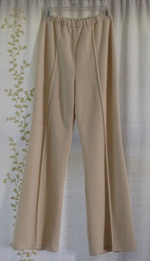 Vintage Graff Californiawear Butter Yellow Pant Button Shirt Suit Set Women’s S