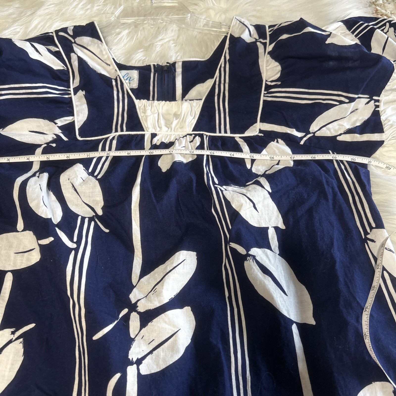 Vintage Lola Hawaii Tierd Maxi Dress With Balllon Sleeves Sz 16 Tall ,Pockets