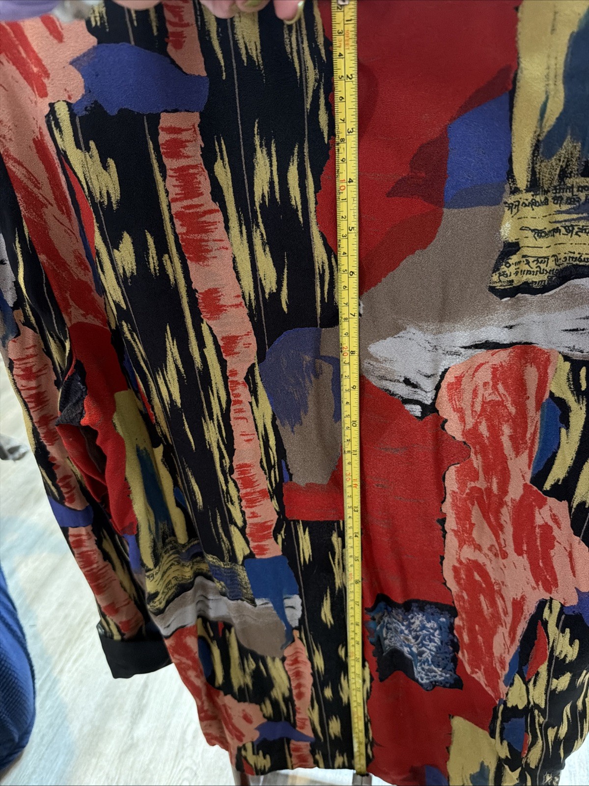 vintage 1980s or 1990s lightweight, open-front jacket D.F.L.