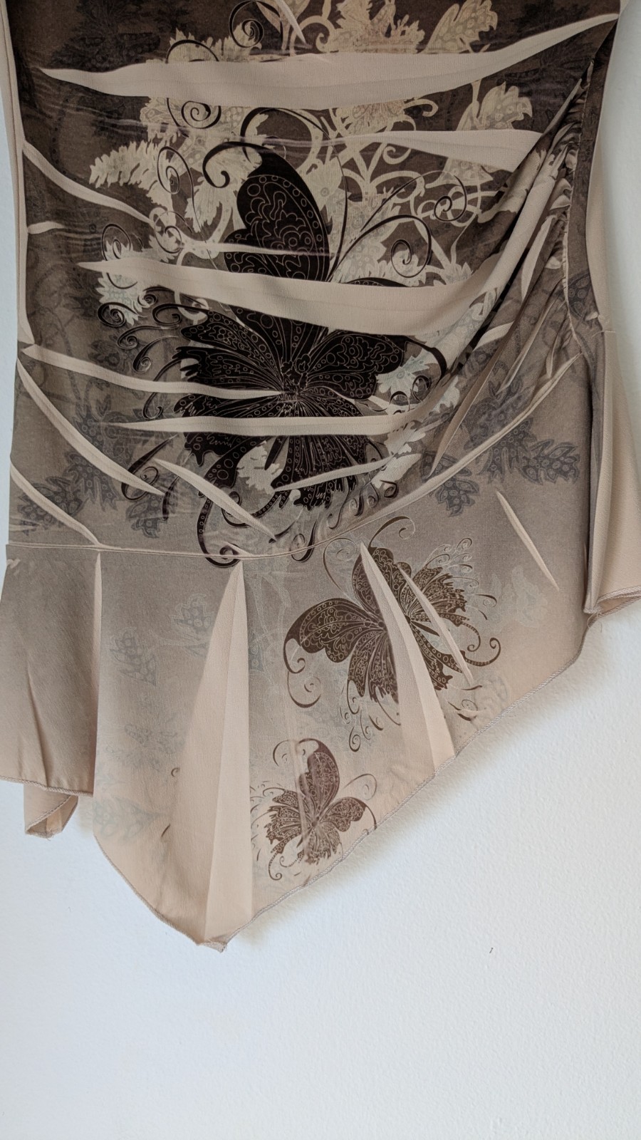 Vintage y2k Butterfly Fairy Tube Top S Small MKM Designs