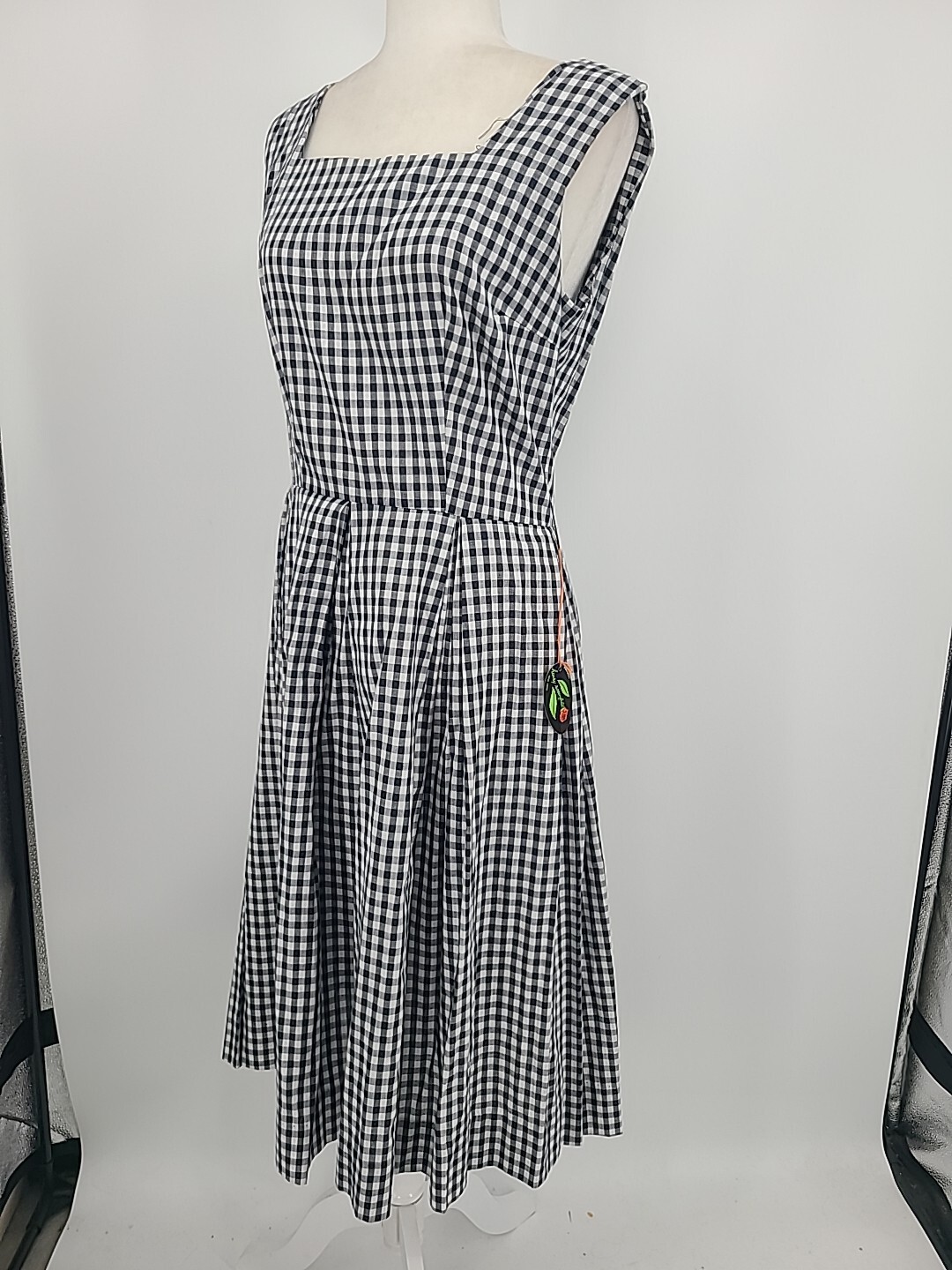 Vintage Deadstock Henry Rosenfeld Black & White Checkered Dress With Jacket
