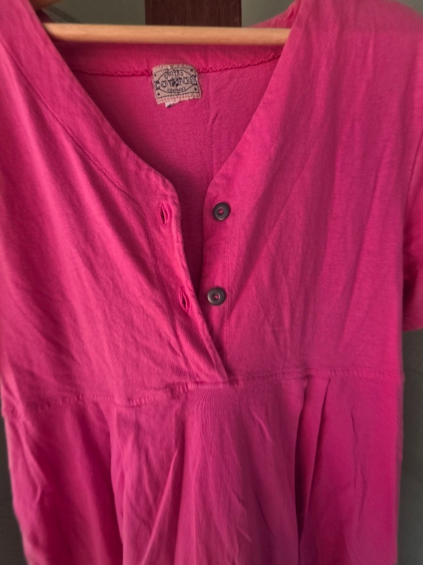 1990’s United Cotton Company Pink Garment Dyed Dress