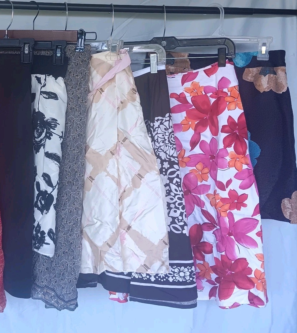 Vintage Women’s Skirts 1070s-1990s Various Sizes Unique Collection Lot Of 7