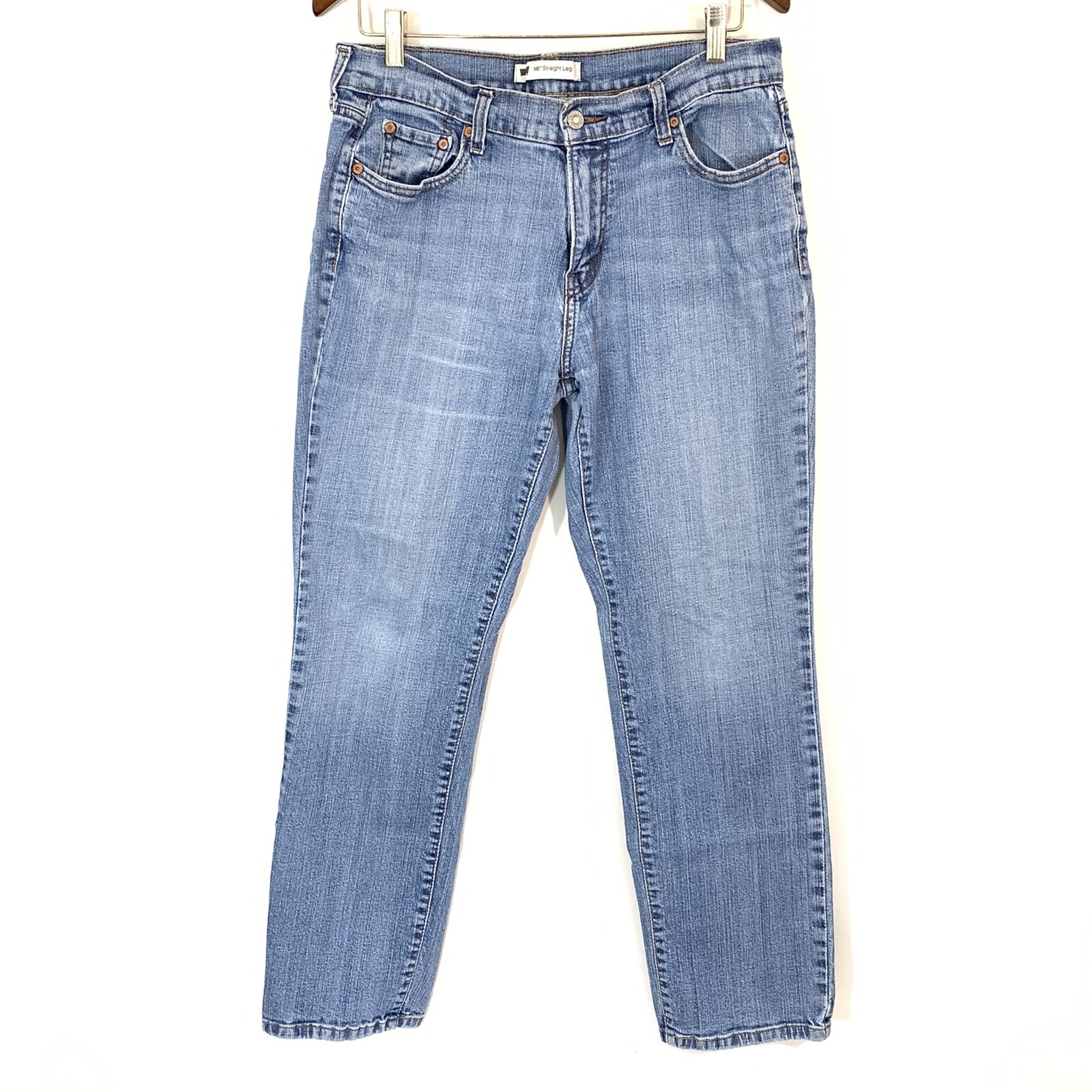 VTG Levis 505 Jeans Straight Leg Medium Wash High Rise Womens – Size 31 X 32
