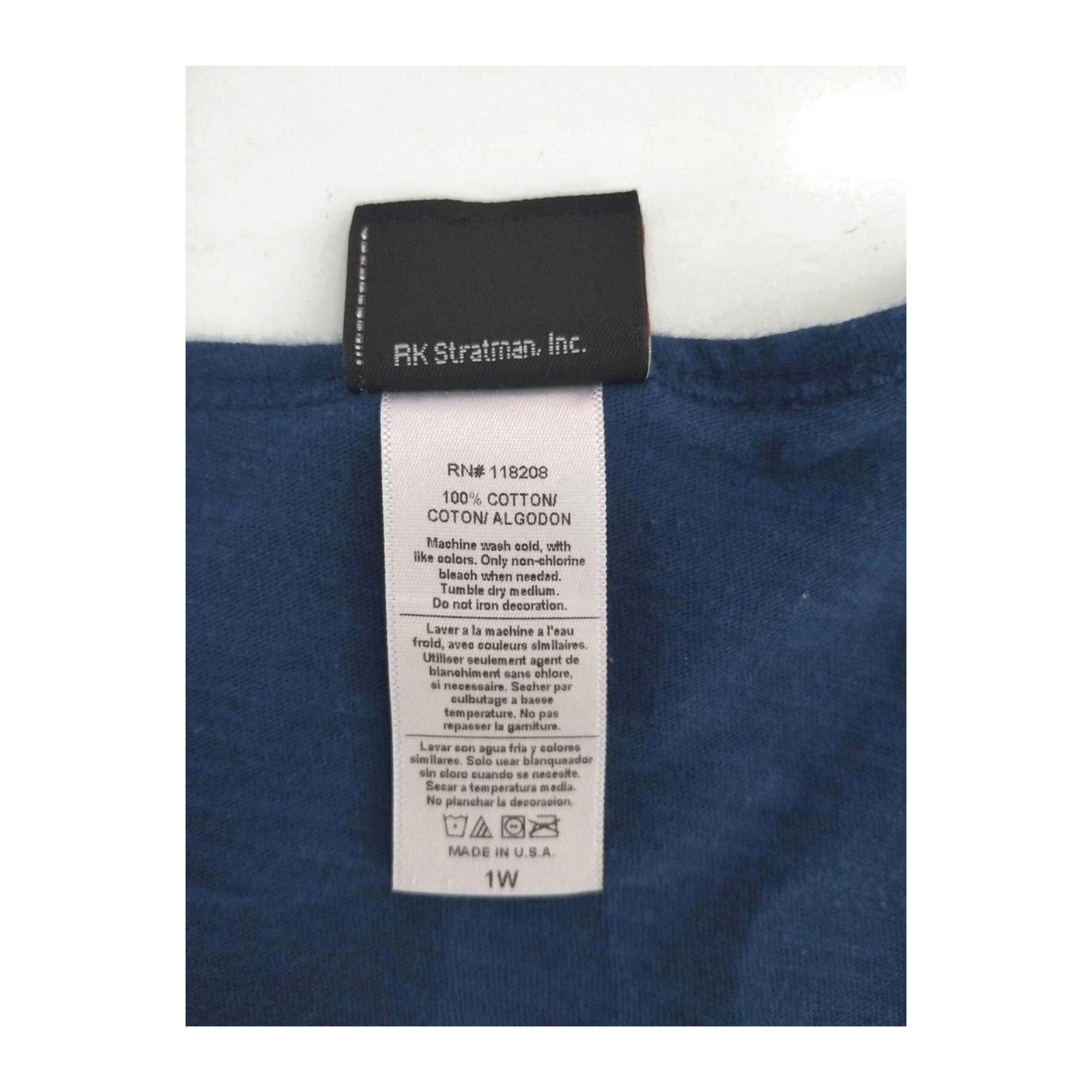 Harley Davidson Women’s Glitter Logo Short Sleeve T Shirt Blue XL