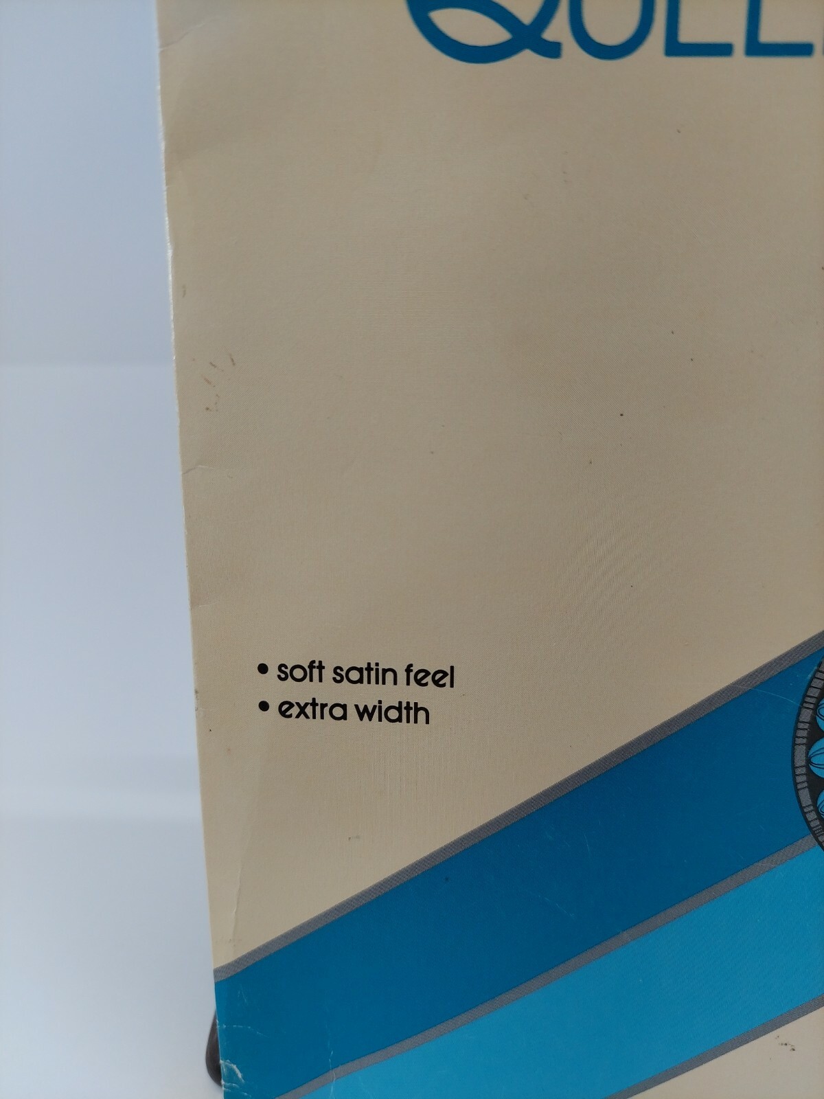 VTG Penni Wise Queen Ivory 755 sheer extra width sandalfoot satin feel pantyhose