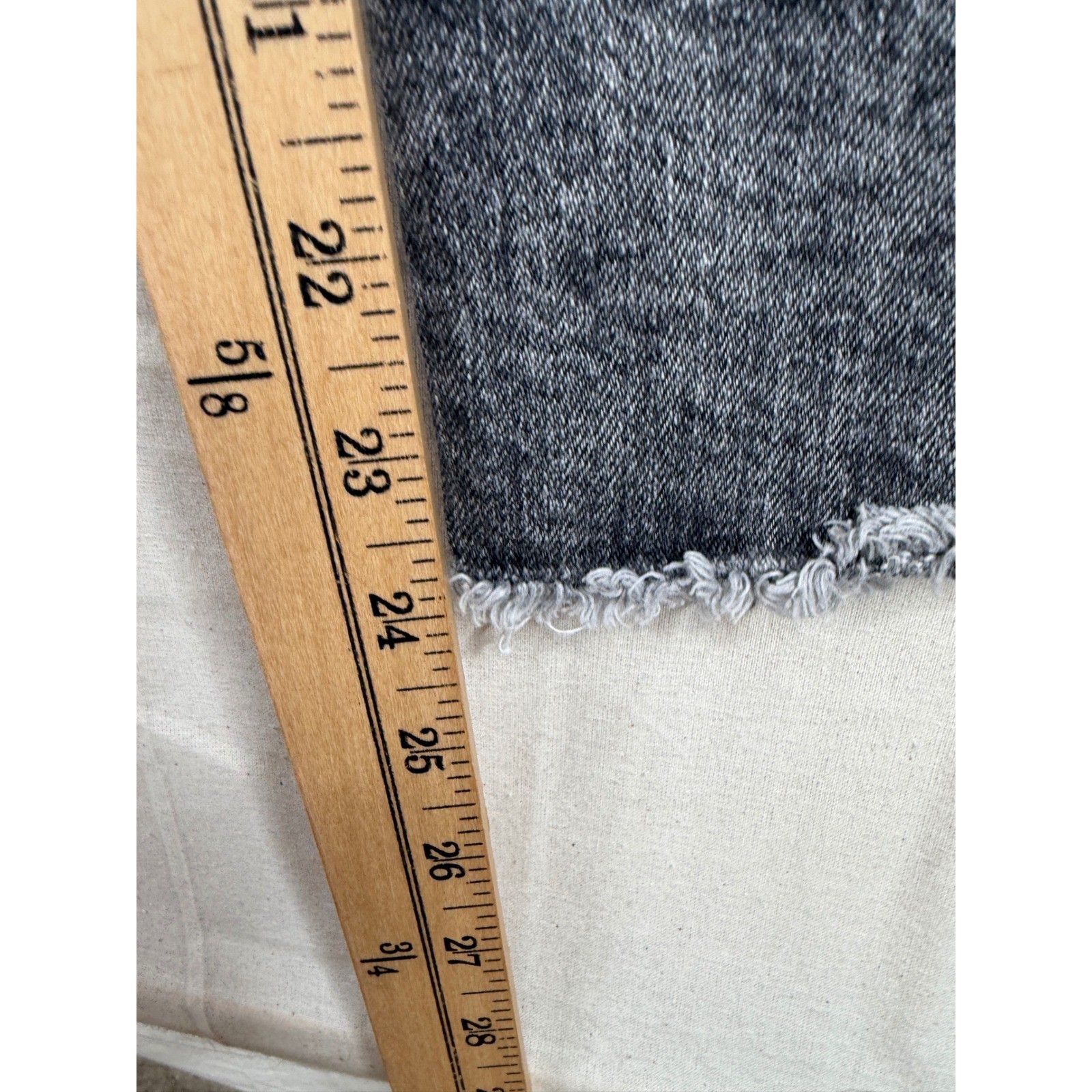 ANA Highest Rise Vintage Straight Jeans size 12 Black