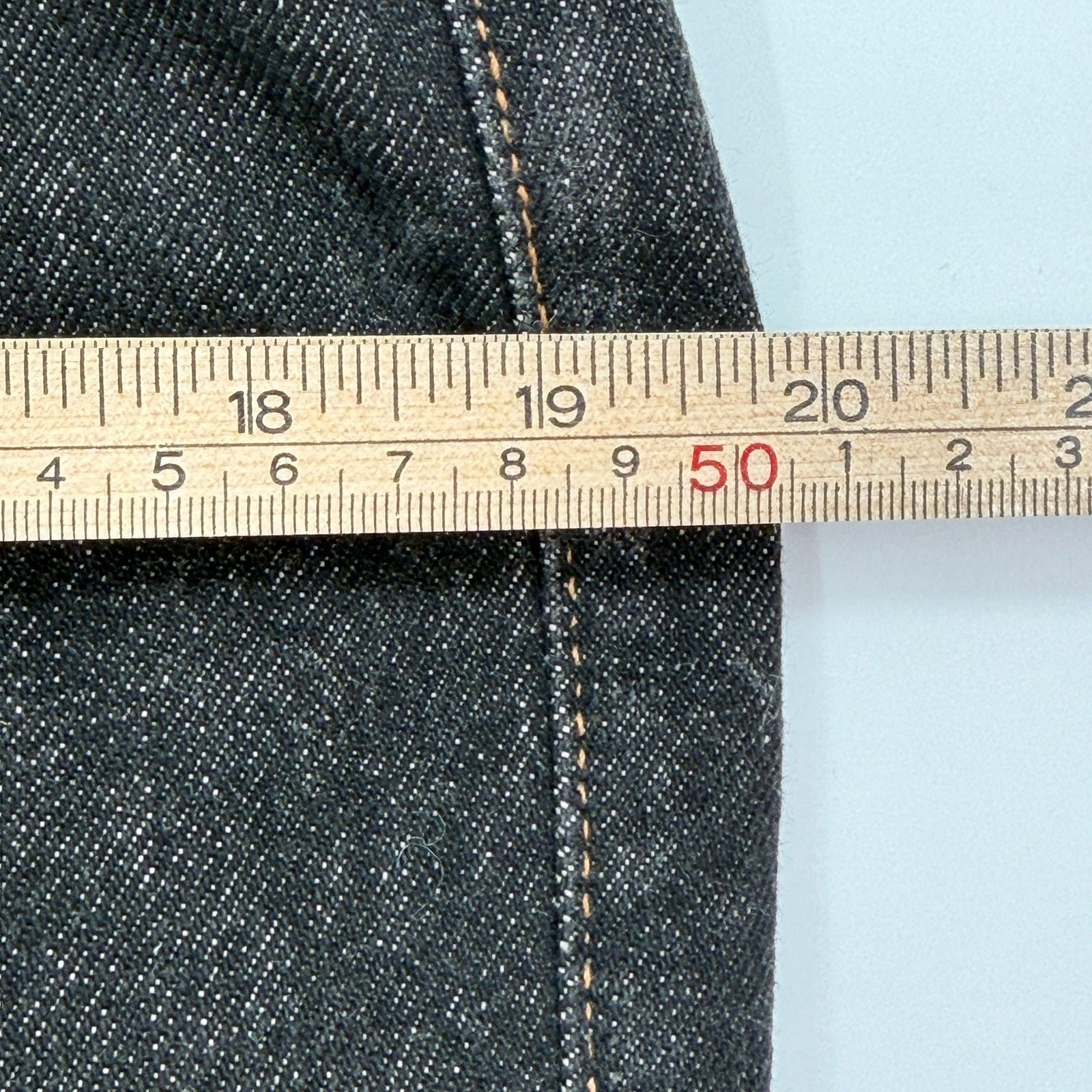 Vintage 90s Marithe Francois Girbaud Black Denim Skirt High Waist Size 9/10 USA