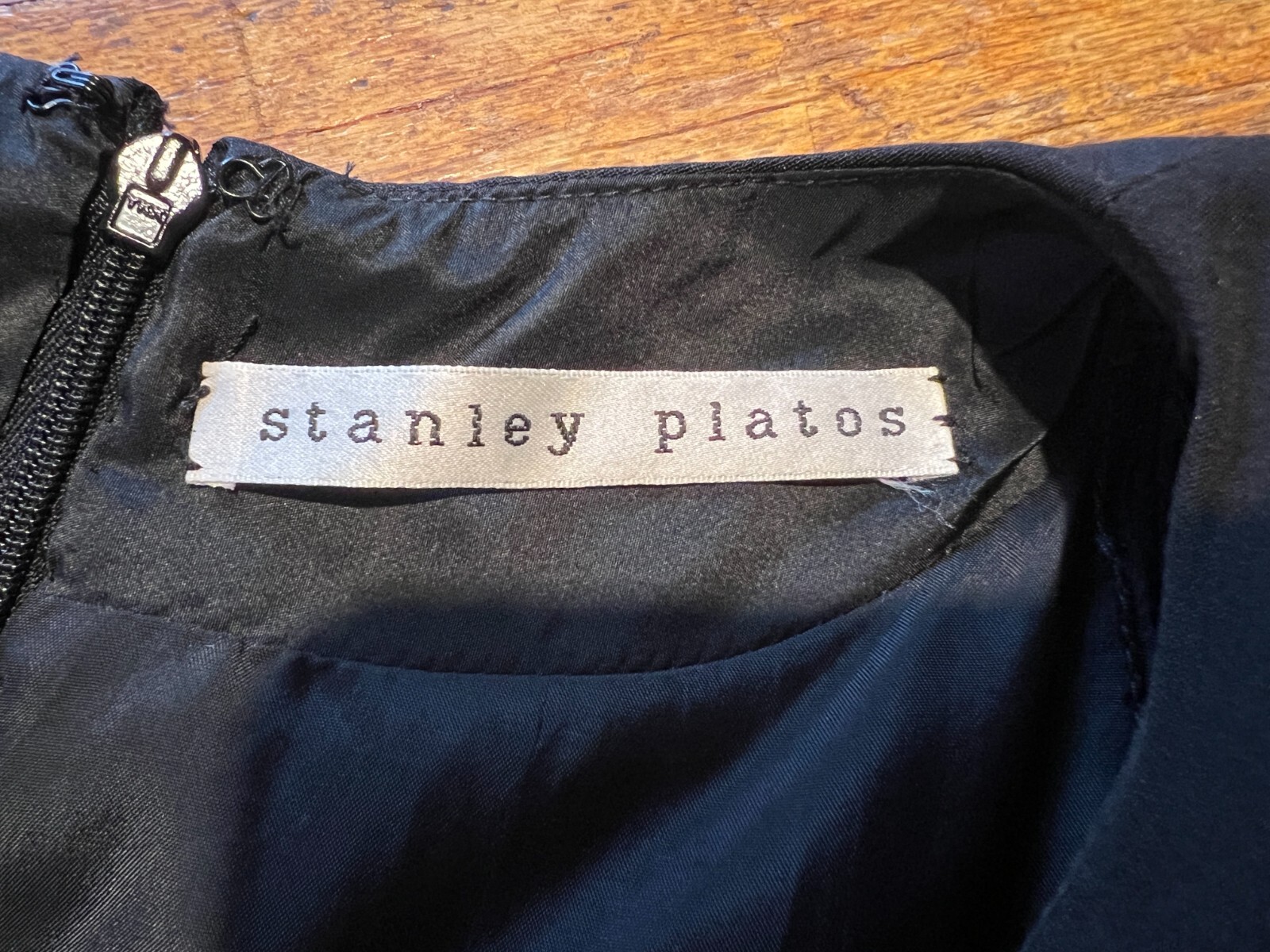 Vintage Stanley Platos Black White Shift Dress