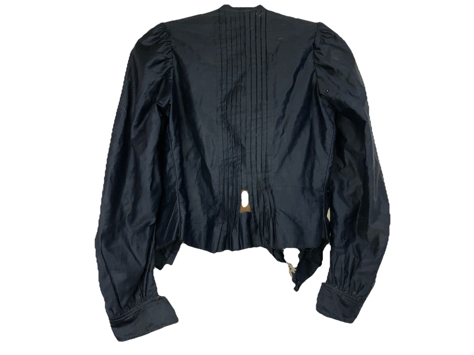 Antique Edwardian morning blouse with earlier Cotton lining button civil war