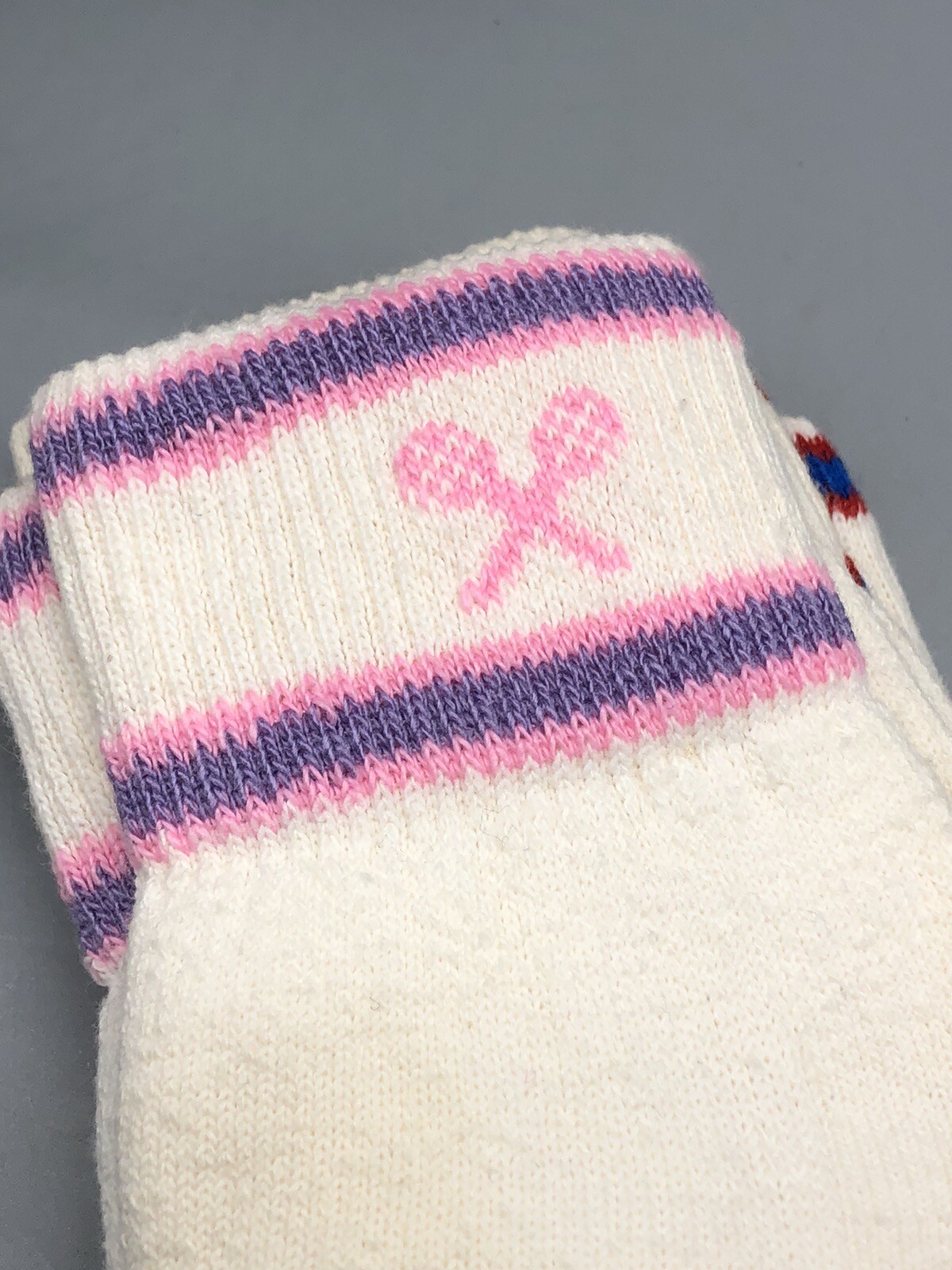 Vintage Ladies Emblem Brand (3 Pk) Tennis Ankle Socks NOS 9-12 READ