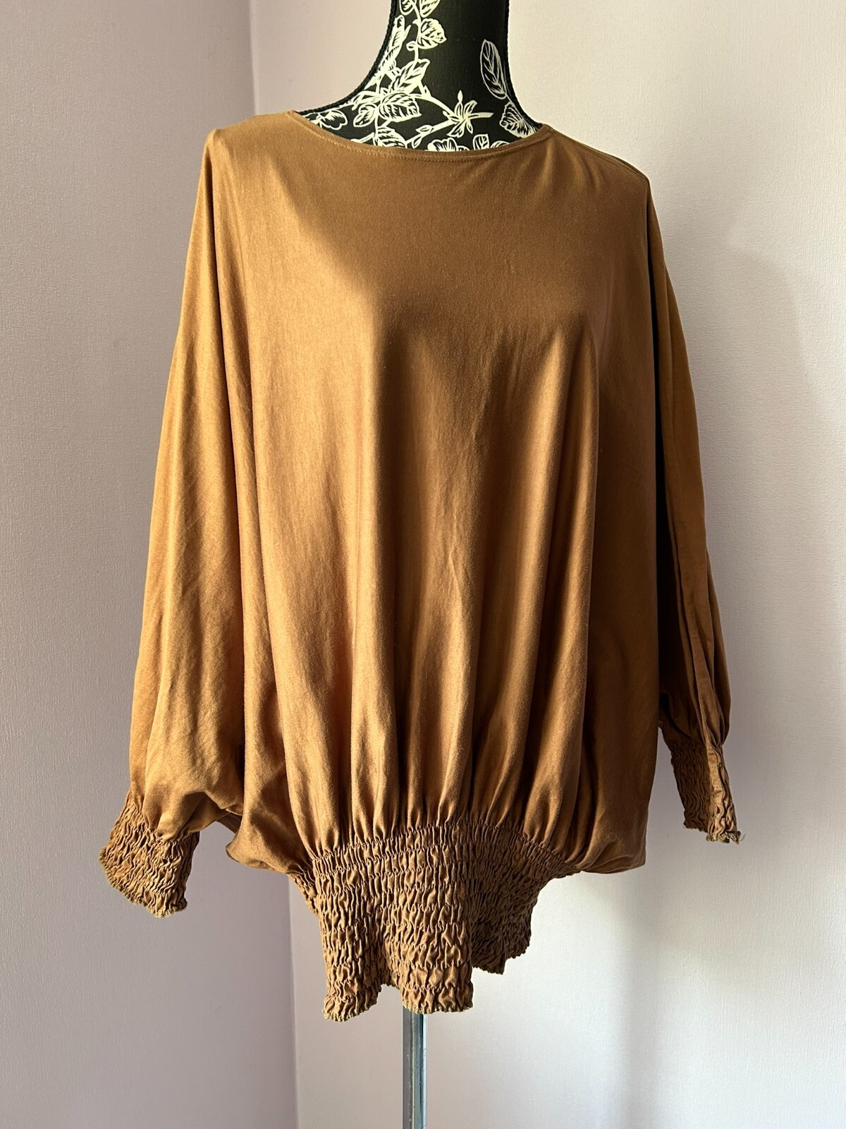Marimekko Suomen Trikoo Vintage Blose Top Oversize Size S