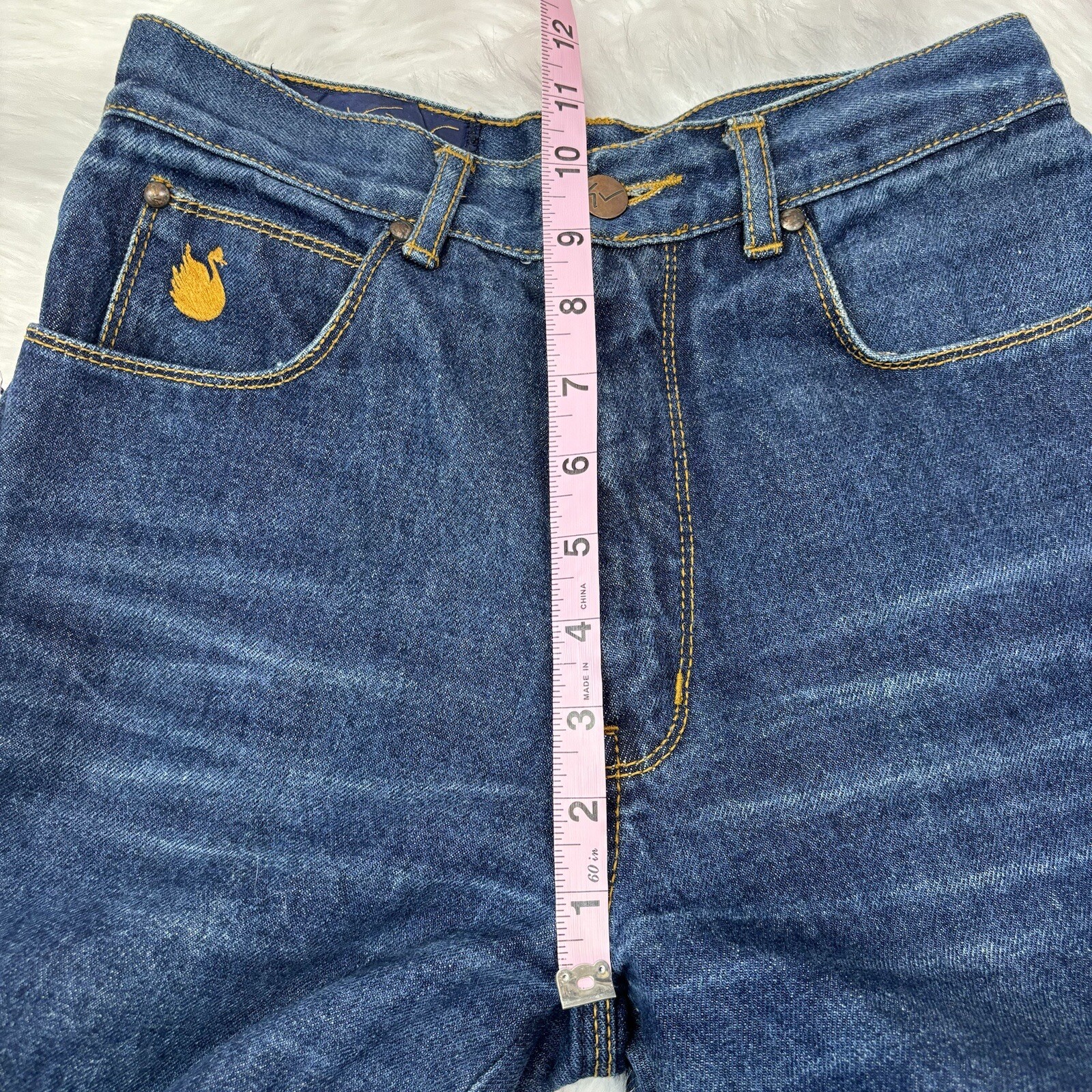 Gloria Vanderbilt For Murjani VINTAGE Staight Leg Jeans 8 Fit Small 25” Waist!!