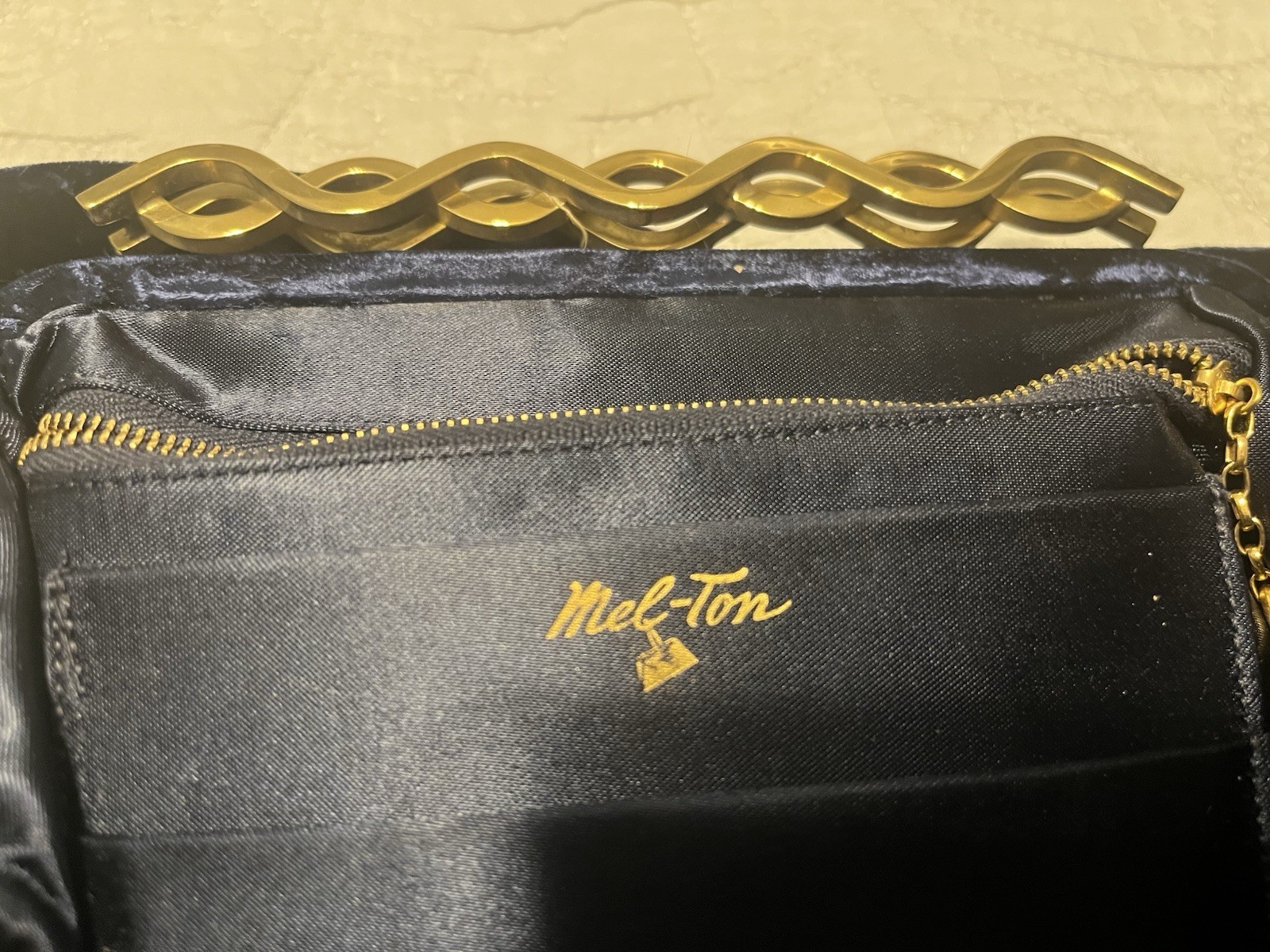 Vintage Blue Velvet Dress Set Purse Fascinator Hat Formal Evening Cocktail SZ 10