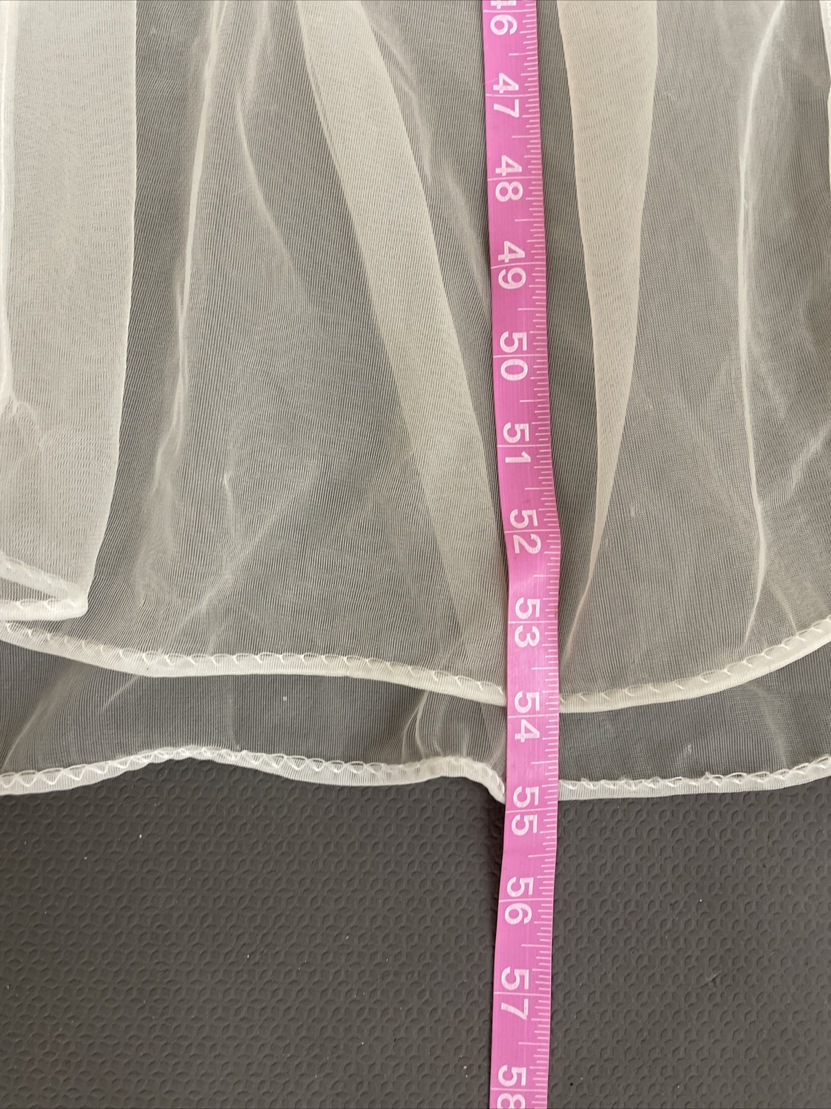 Vintage Spotlight Shimmering Ultra Sheer Chiffon Peignoir Robe Small Nylon Lace
