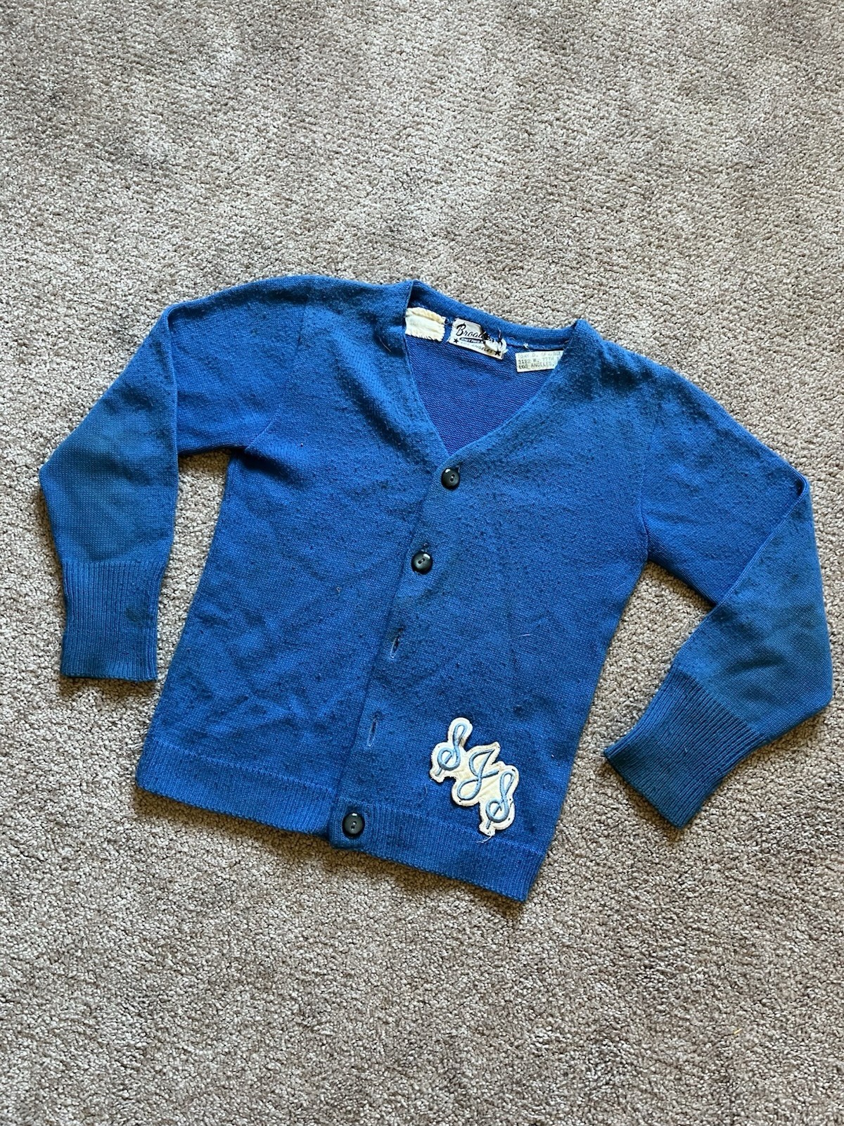VTG 70’s St. James Episcopal School Cardigan Sweater