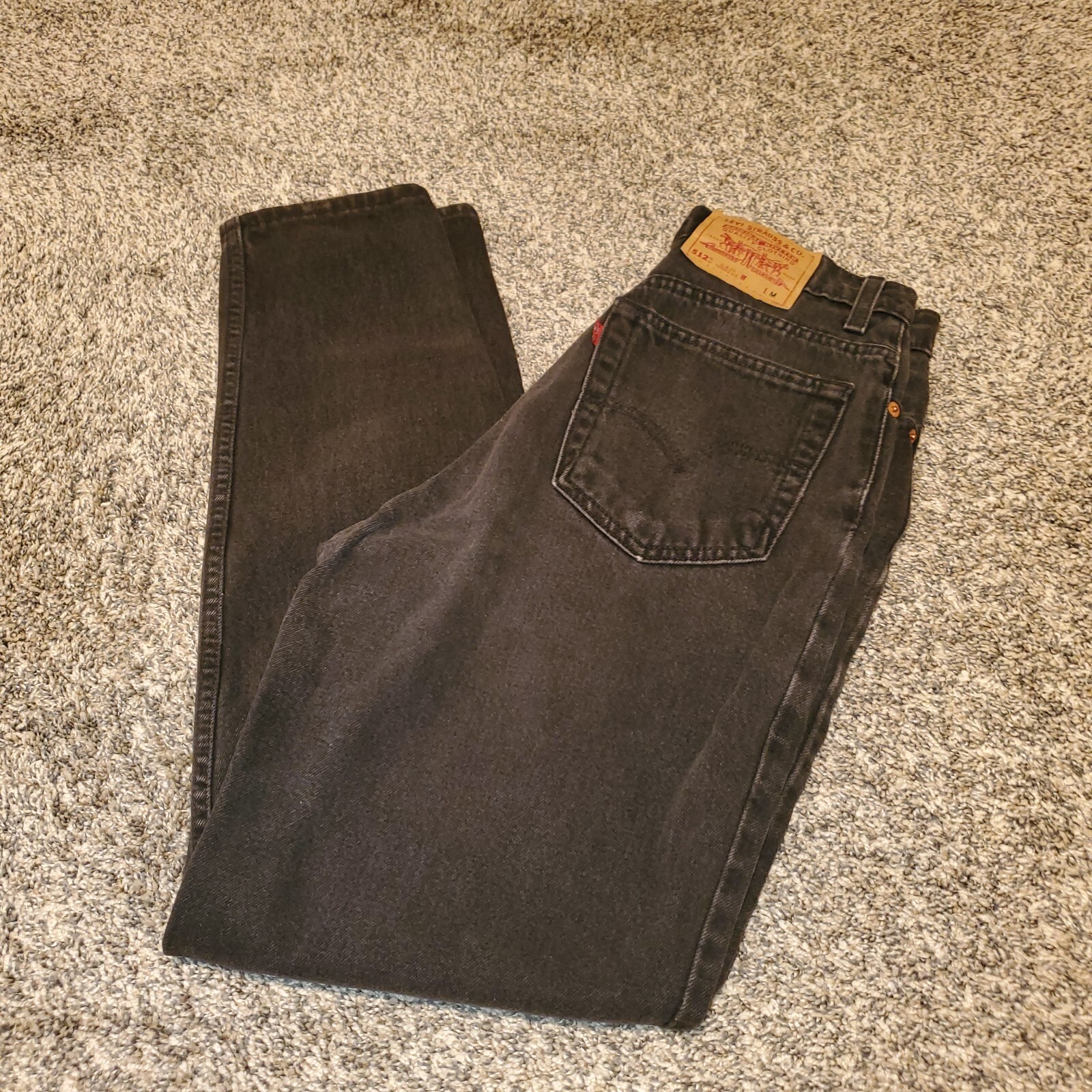 Vintage Levi’s 512 Slim Fit Tapered Leg Jeans Black 11