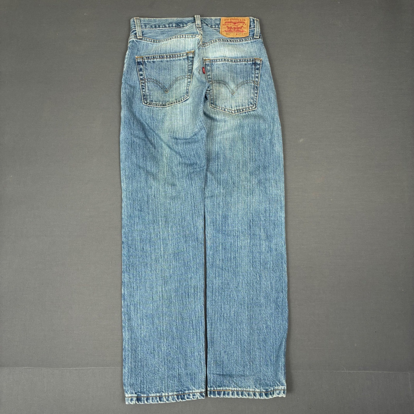 Vintage Levi’s 501 Light Wash Denim Jeans Women’s Size 27×29 2002