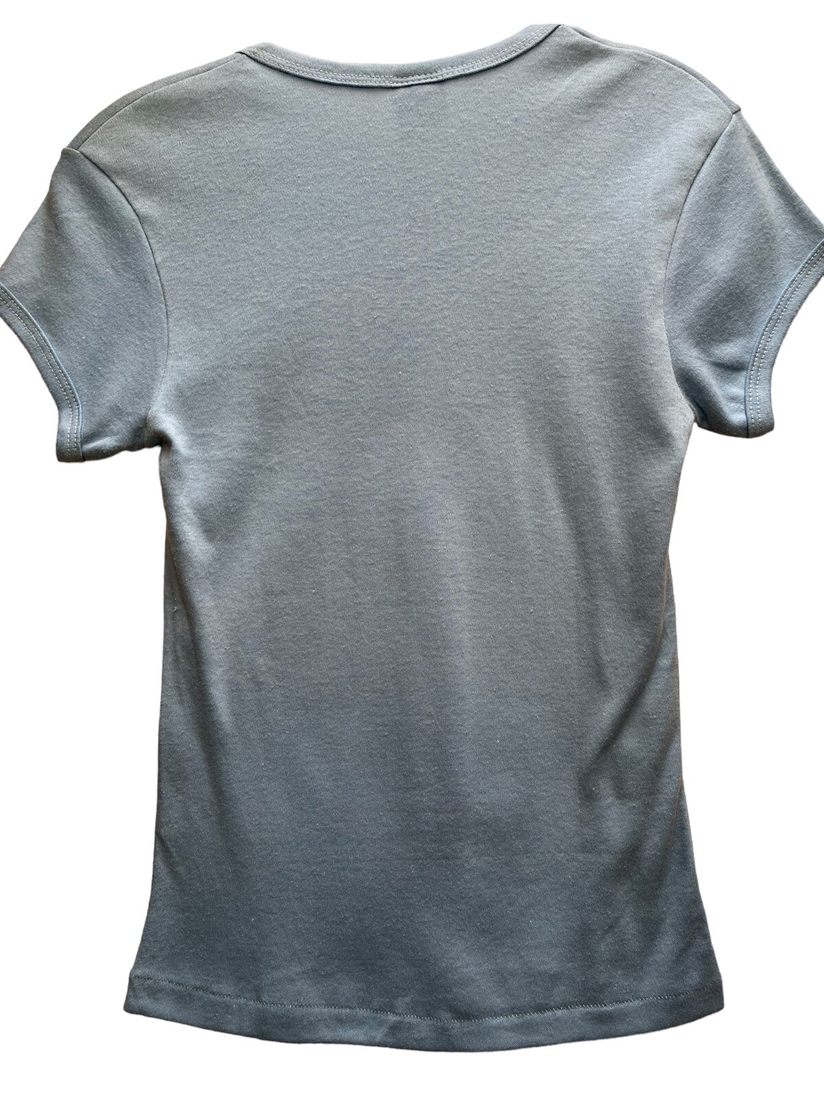 VTG BEATLES Reunite 1976 Tee T shirt Top Women Blue French tee Size Small
