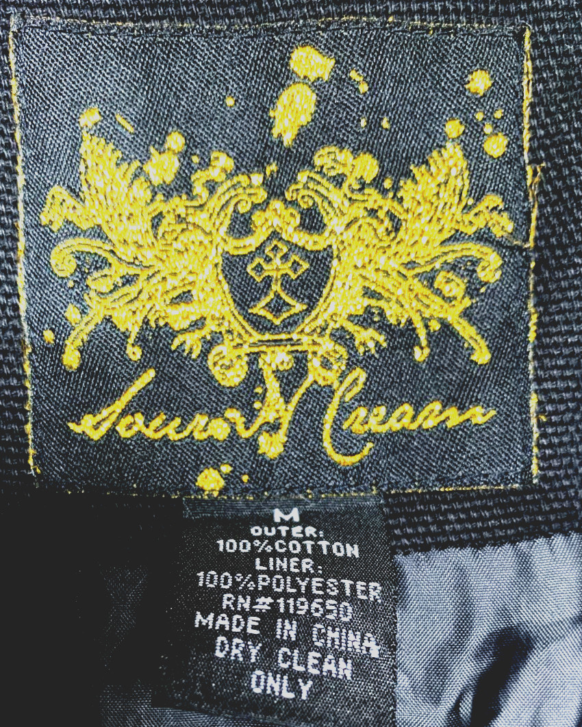 Sour n Cream Women’s Military/Police Style Black Wool Embroidered Jacket Size M.