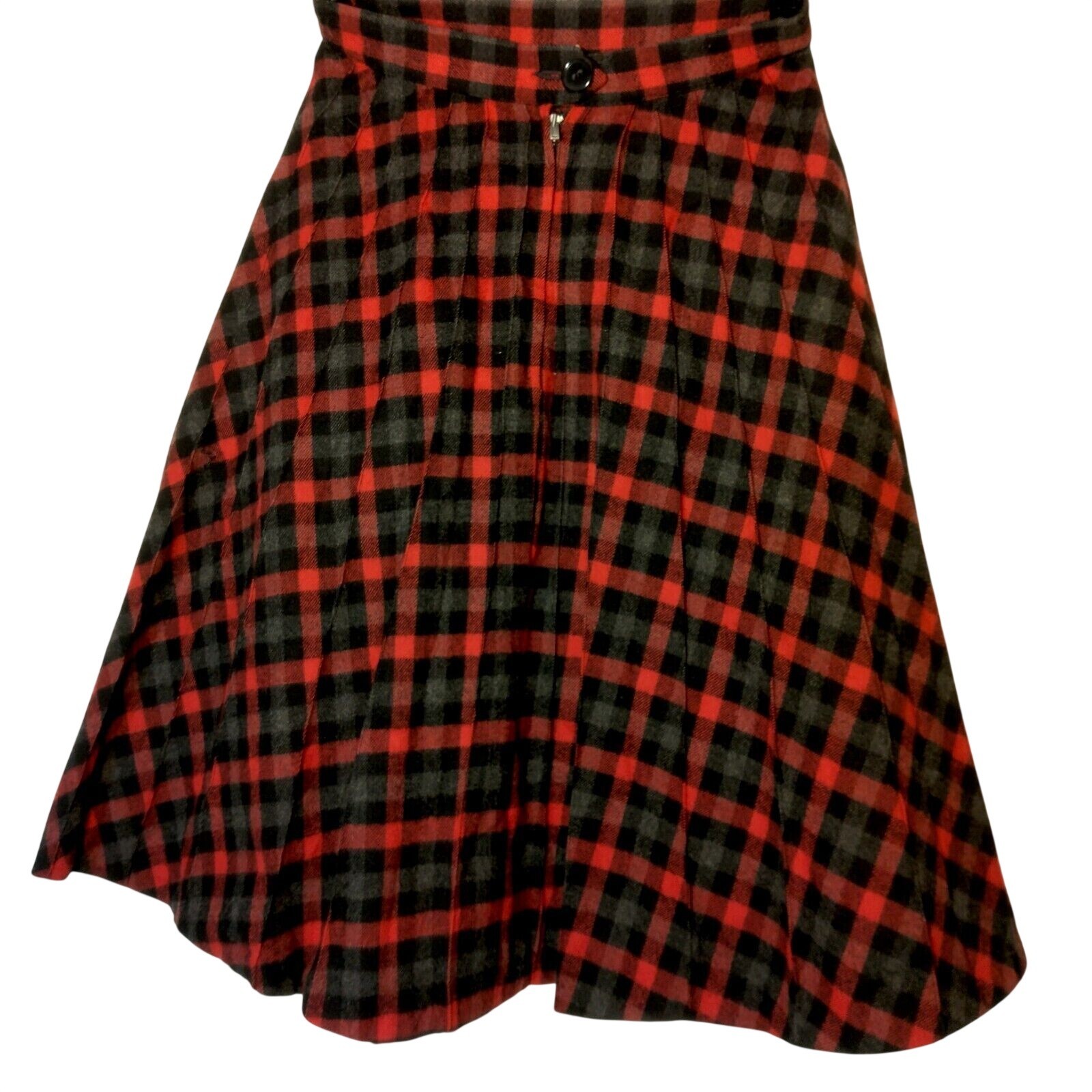 Vintage 1950s Skirt Suit Moordale XS Blazer Skirt Red Gray Virgin Wool