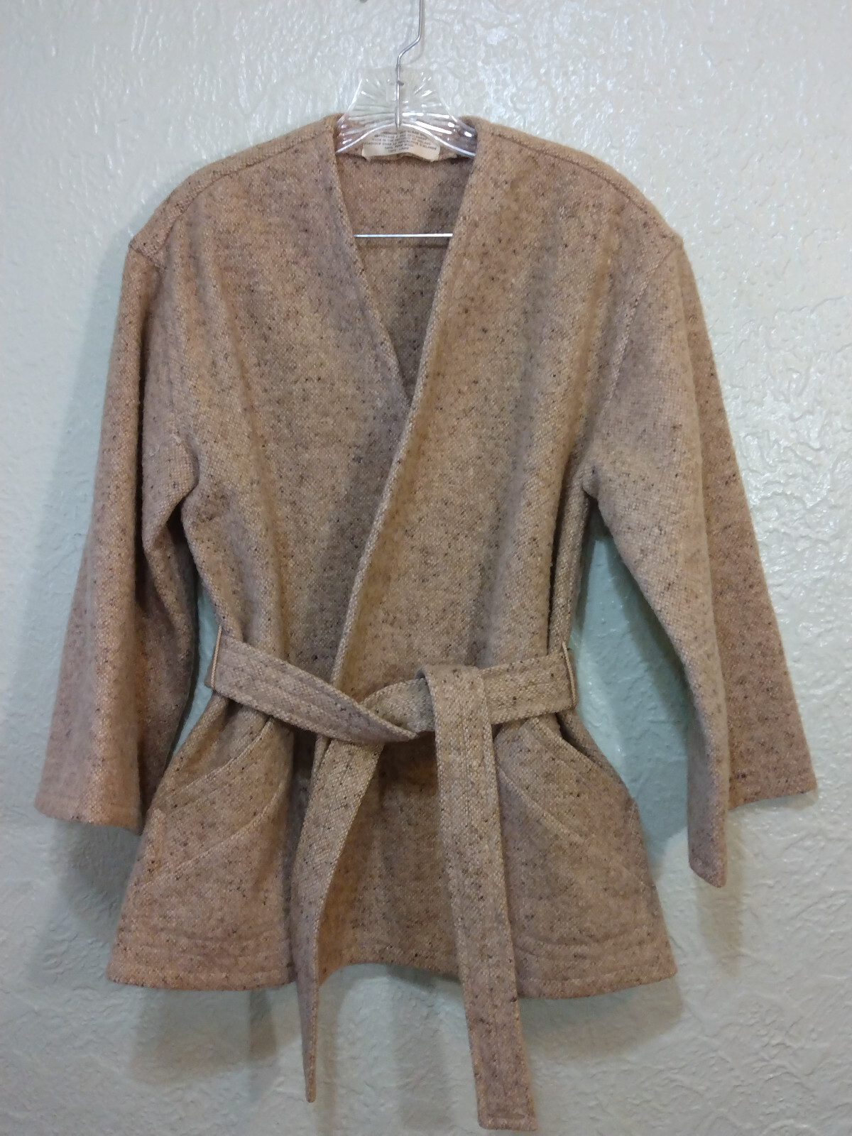 Vintage Boru Jimmy Hourihan of Dublin Wool Coat Gi Belted