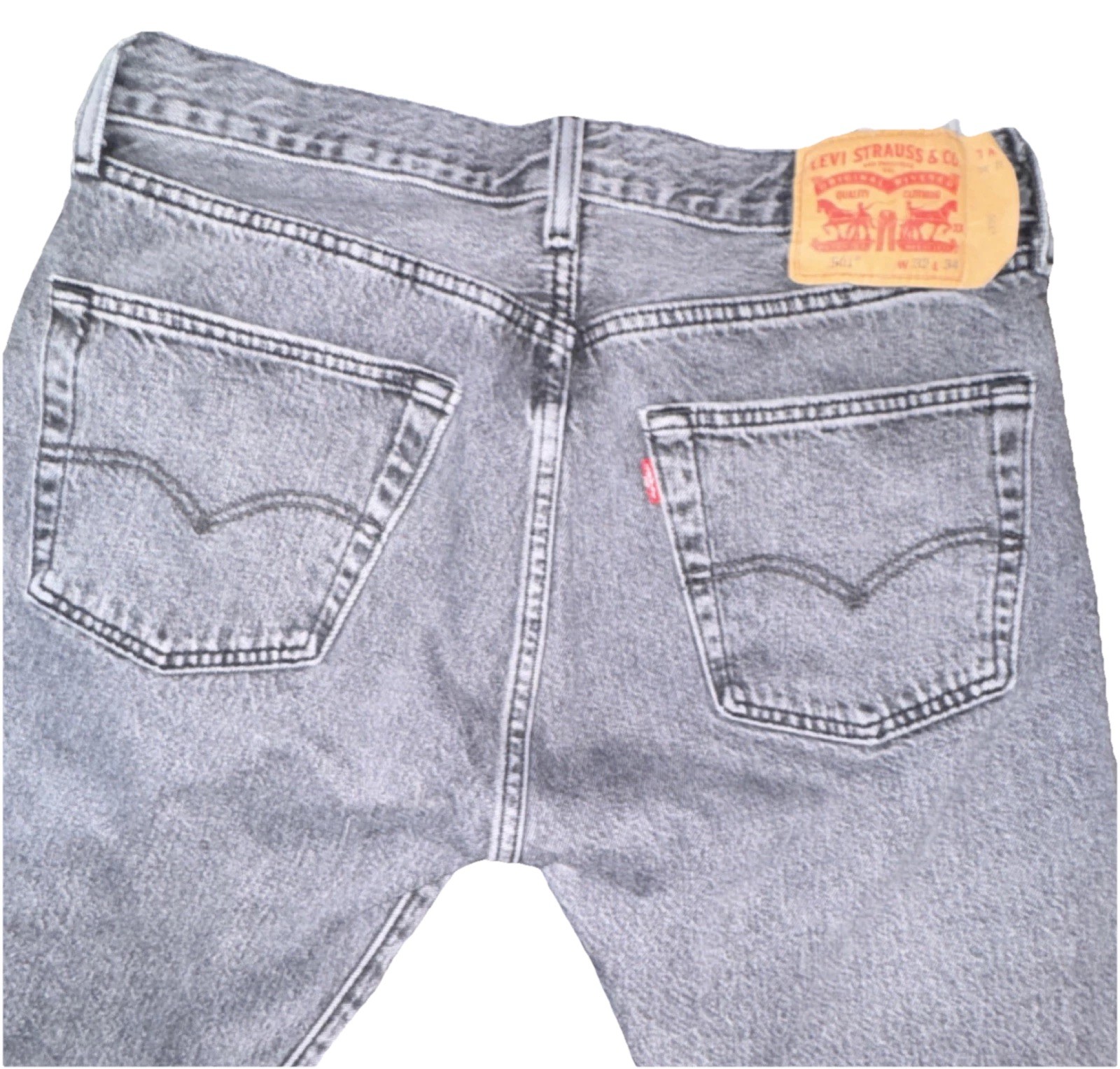 Vintage 501 Levi’s 32×34 Button Fly Jeans. Dark Wash, Straight Leg