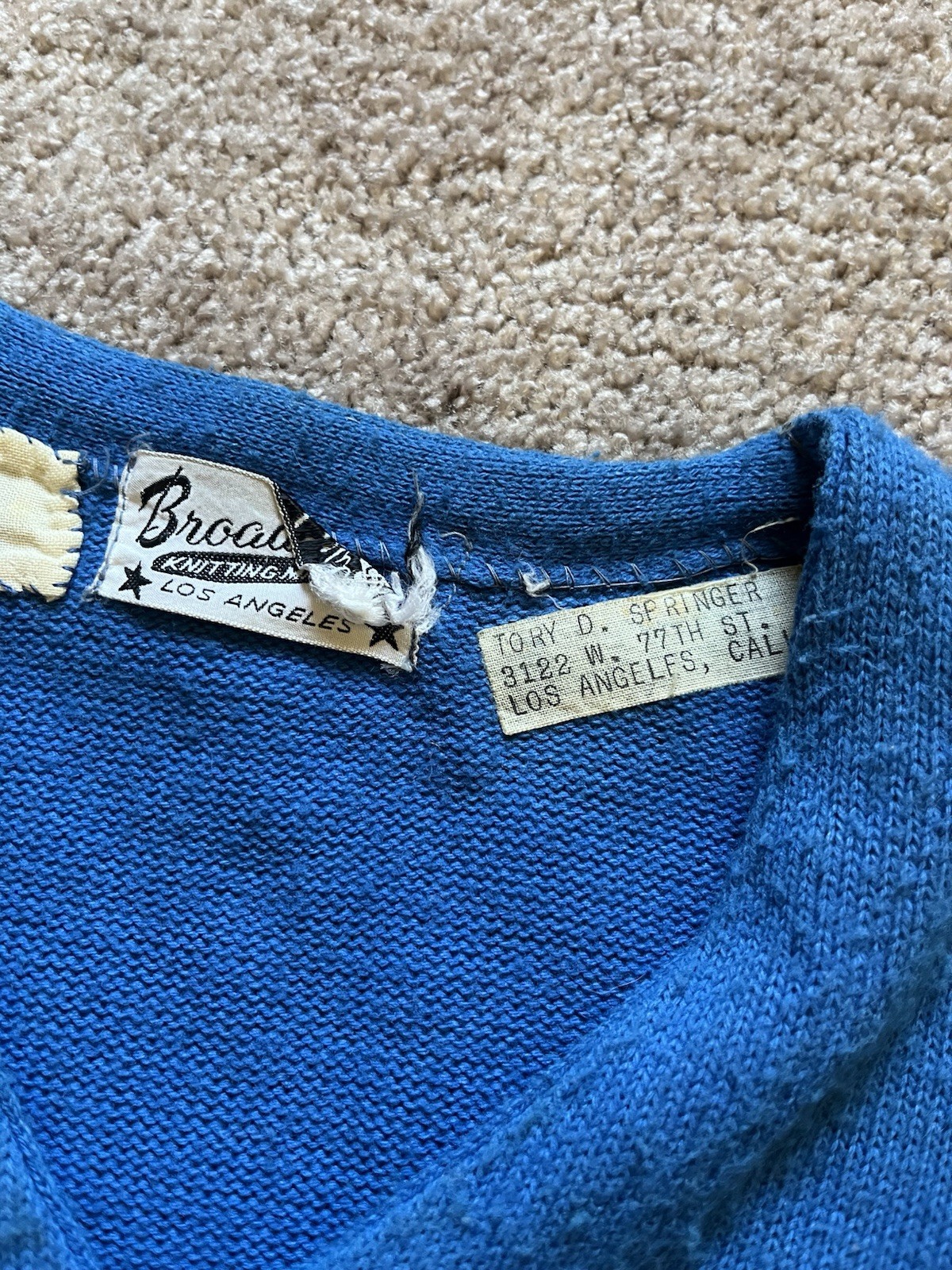 VTG 70’s St. James Episcopal School Cardigan Sweater