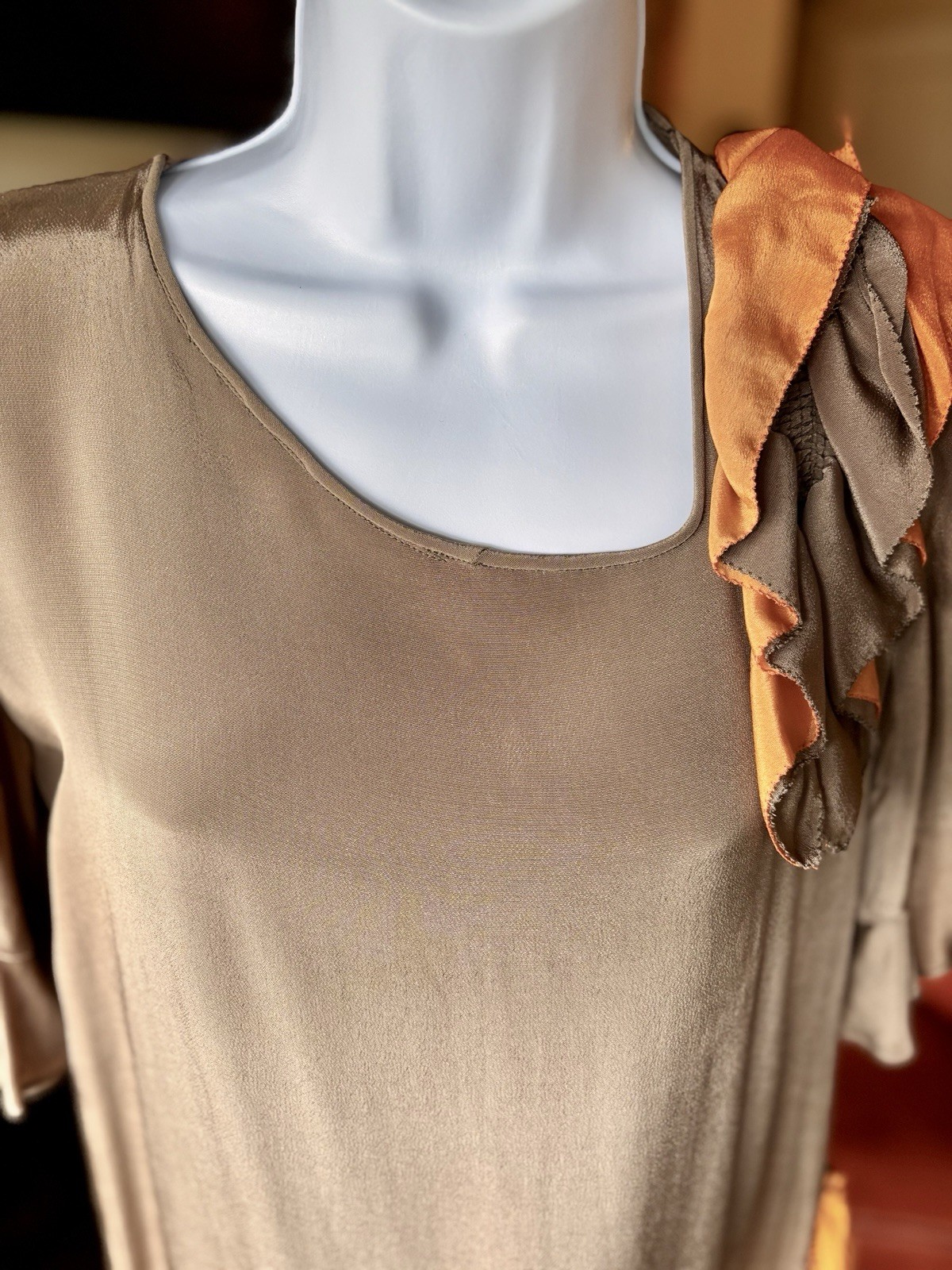 Antique Late 1920’s Early 1930s Vintage Drop Waist Dr