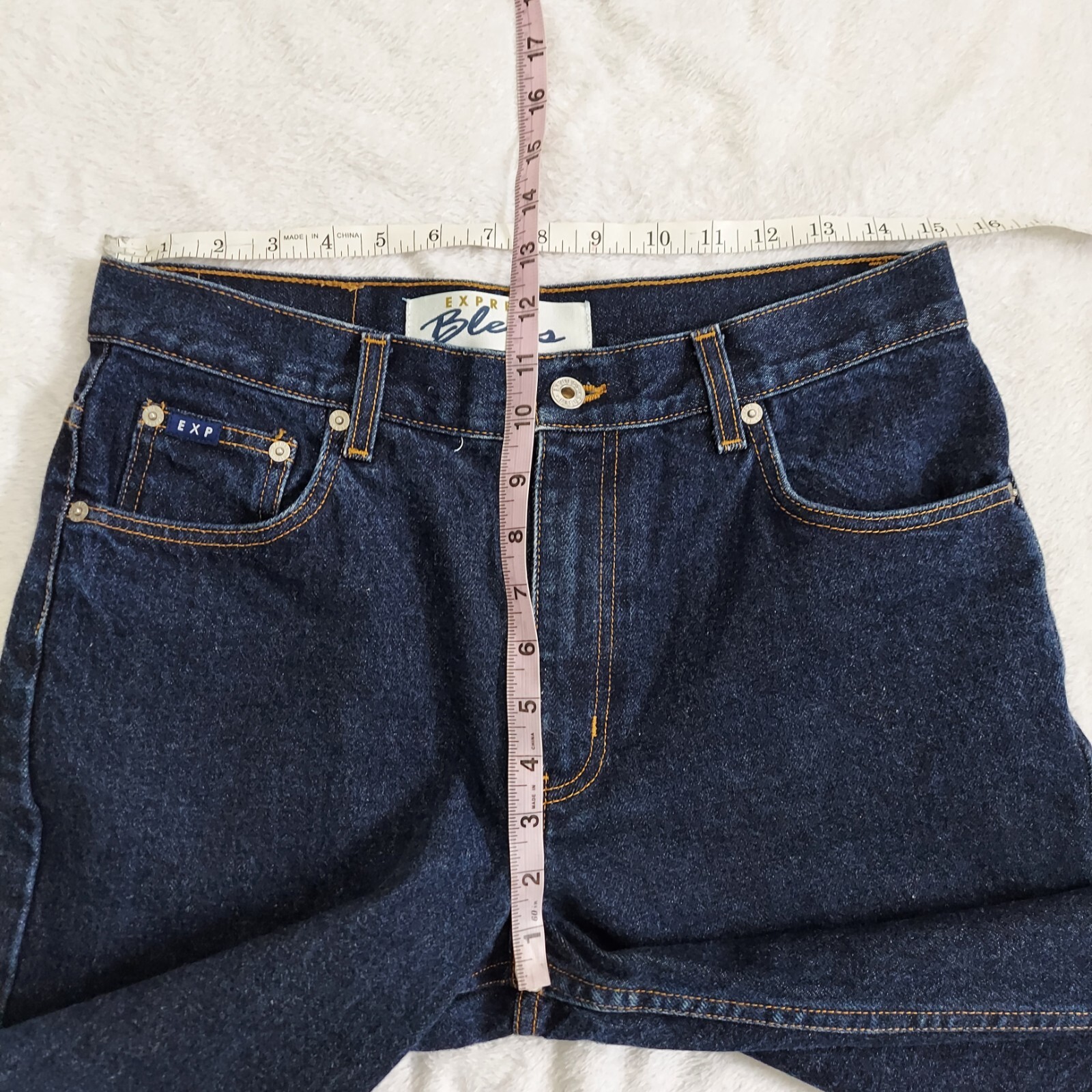 Vintage 90s Limited Express Blues High Rise Capri Flare Jeans 9/10 Dark Wash