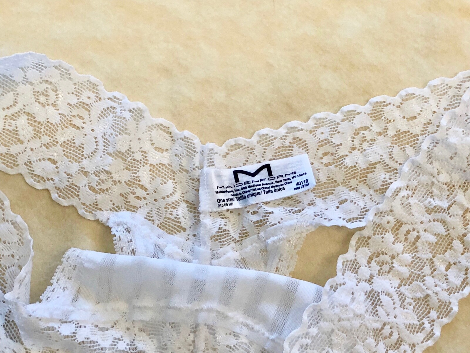 Isaac Mizrahi tanga panties & Maidenform thong panty, One size L/G-3 Panties
