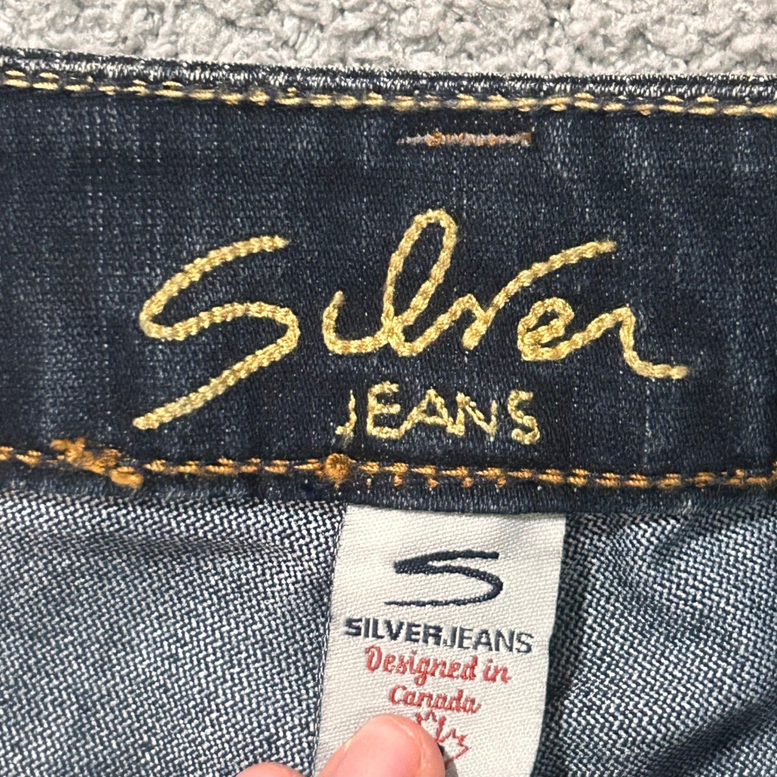 Silver Jeans Pioneer Ultra Low Rise 29×33 Indigo Deadstock Y2K VTG Boot McBling