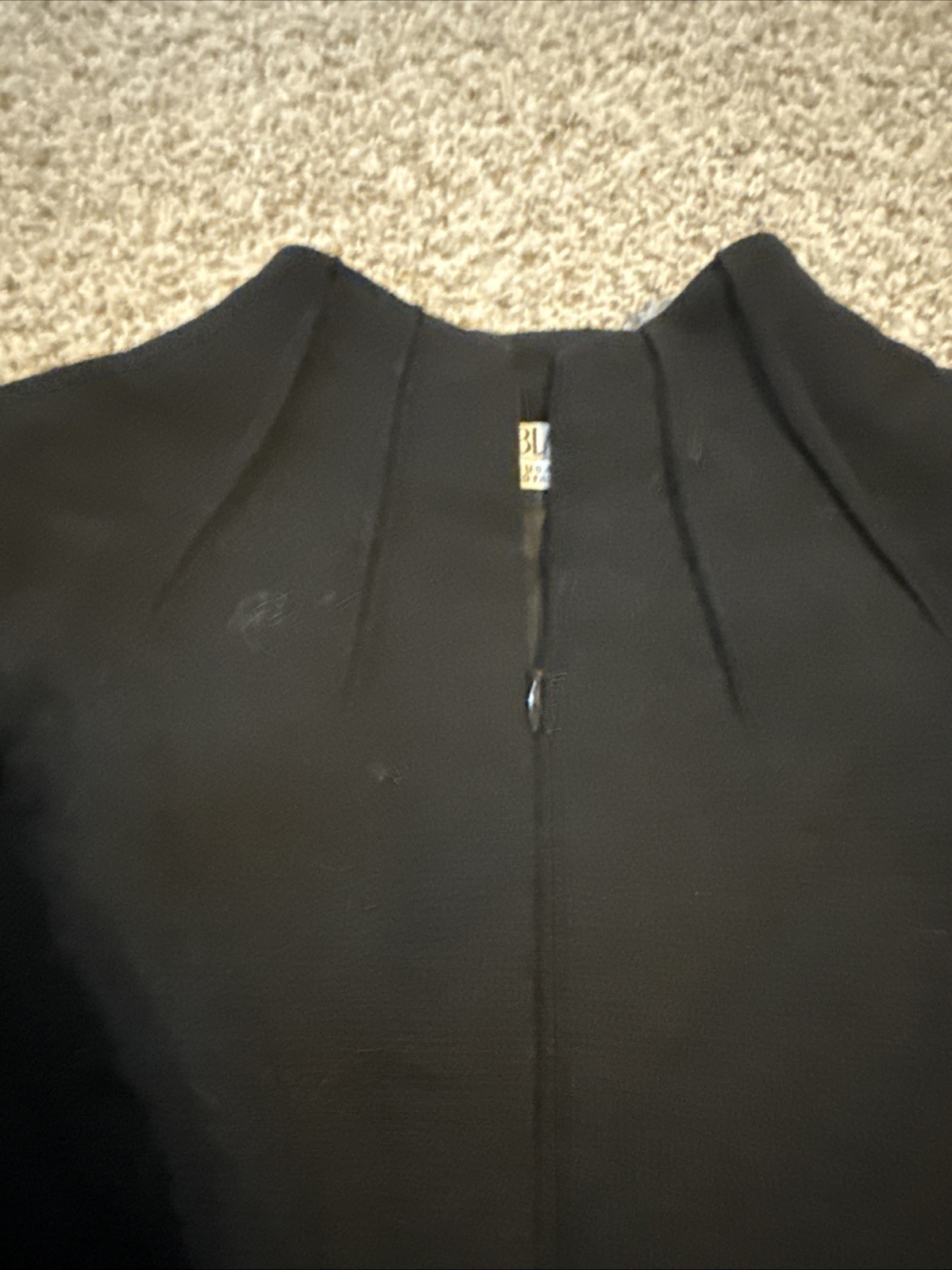 Bill Blass Vintage Black Dress Size 8