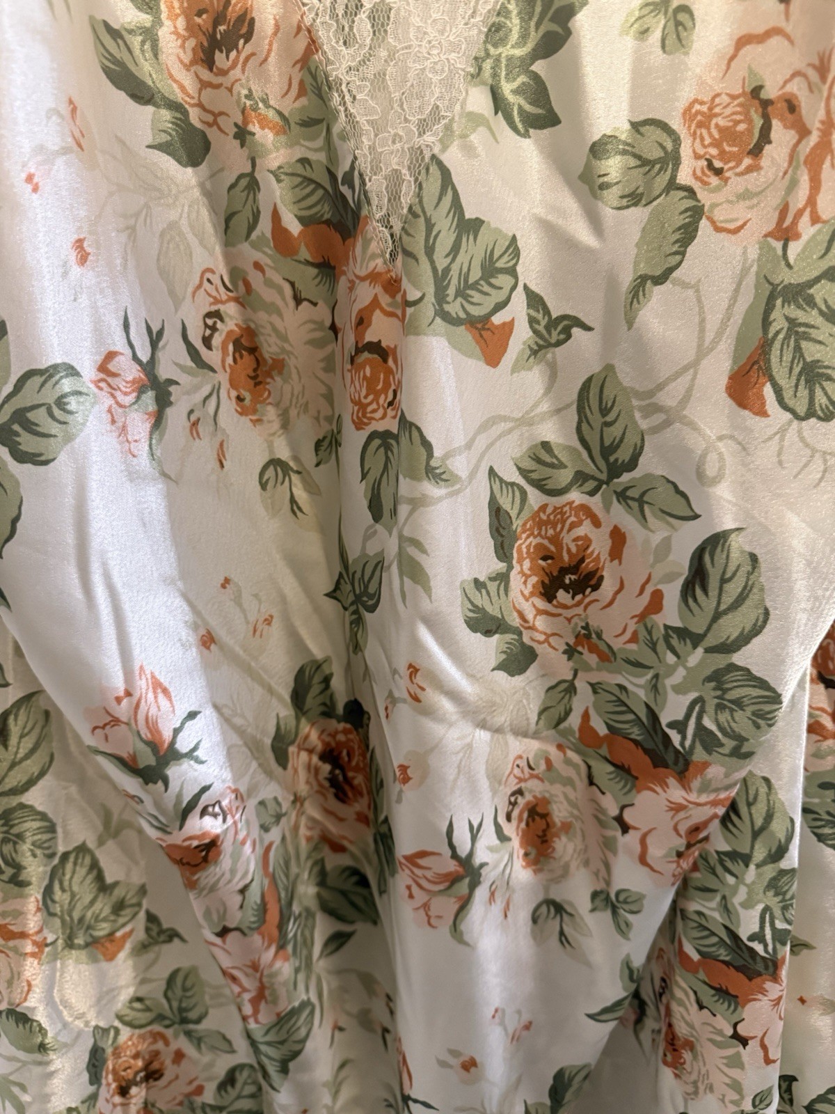 Vintage Intimate Pleasures Button Up Gown Robe Size 26/28 SKU 0125