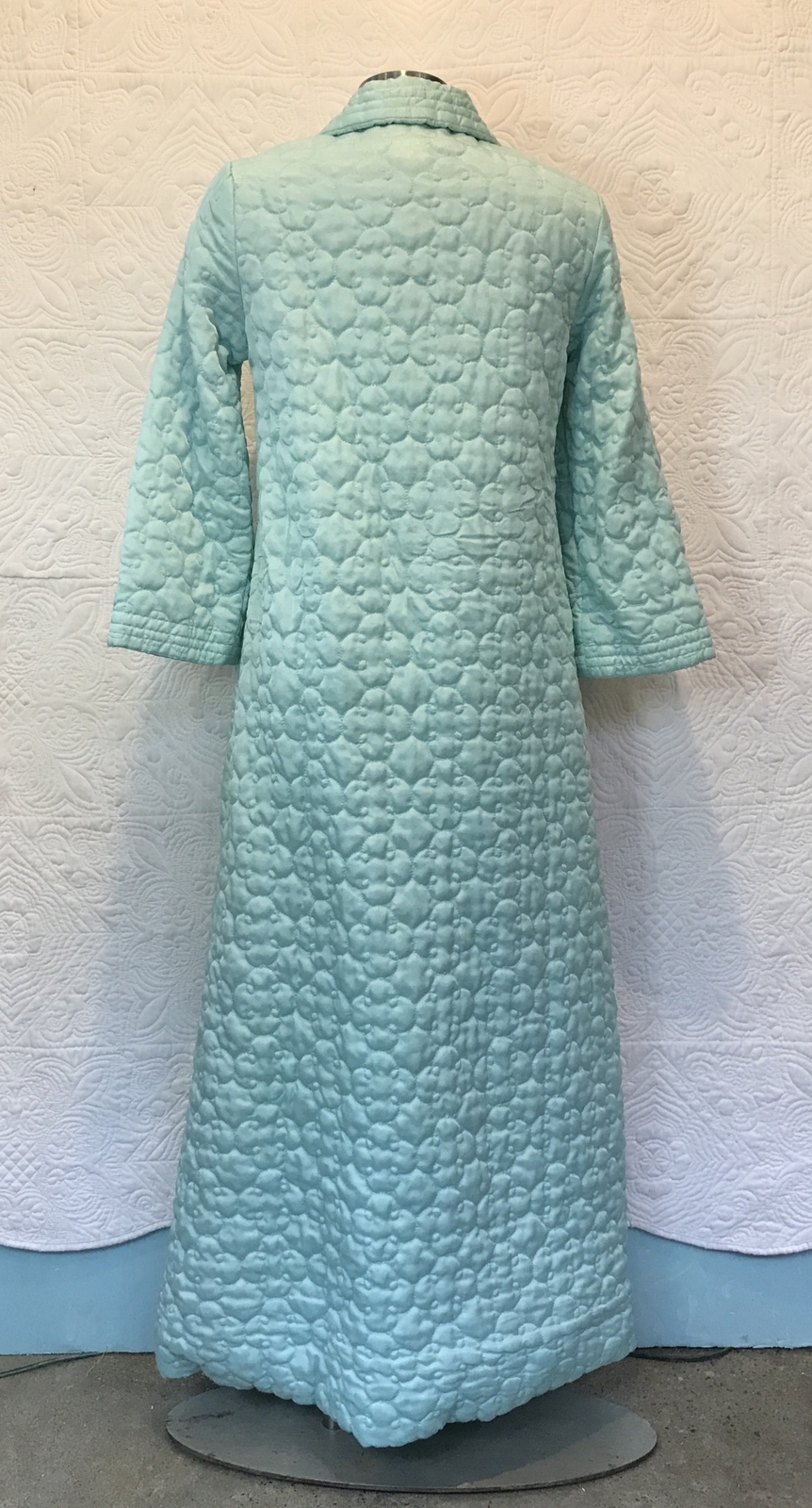 Say-Lu Vintage Quilted Robe M (read description for measurments) vgc maxi