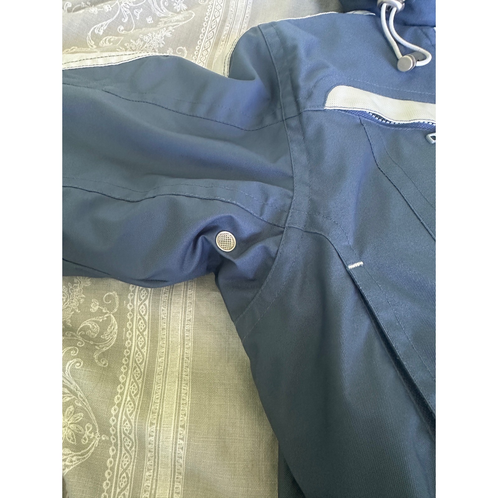 Vtg Vuarnet Ski Suit Womens 10 2pc Jacket Pants Retro 90sInsulated Hooded
