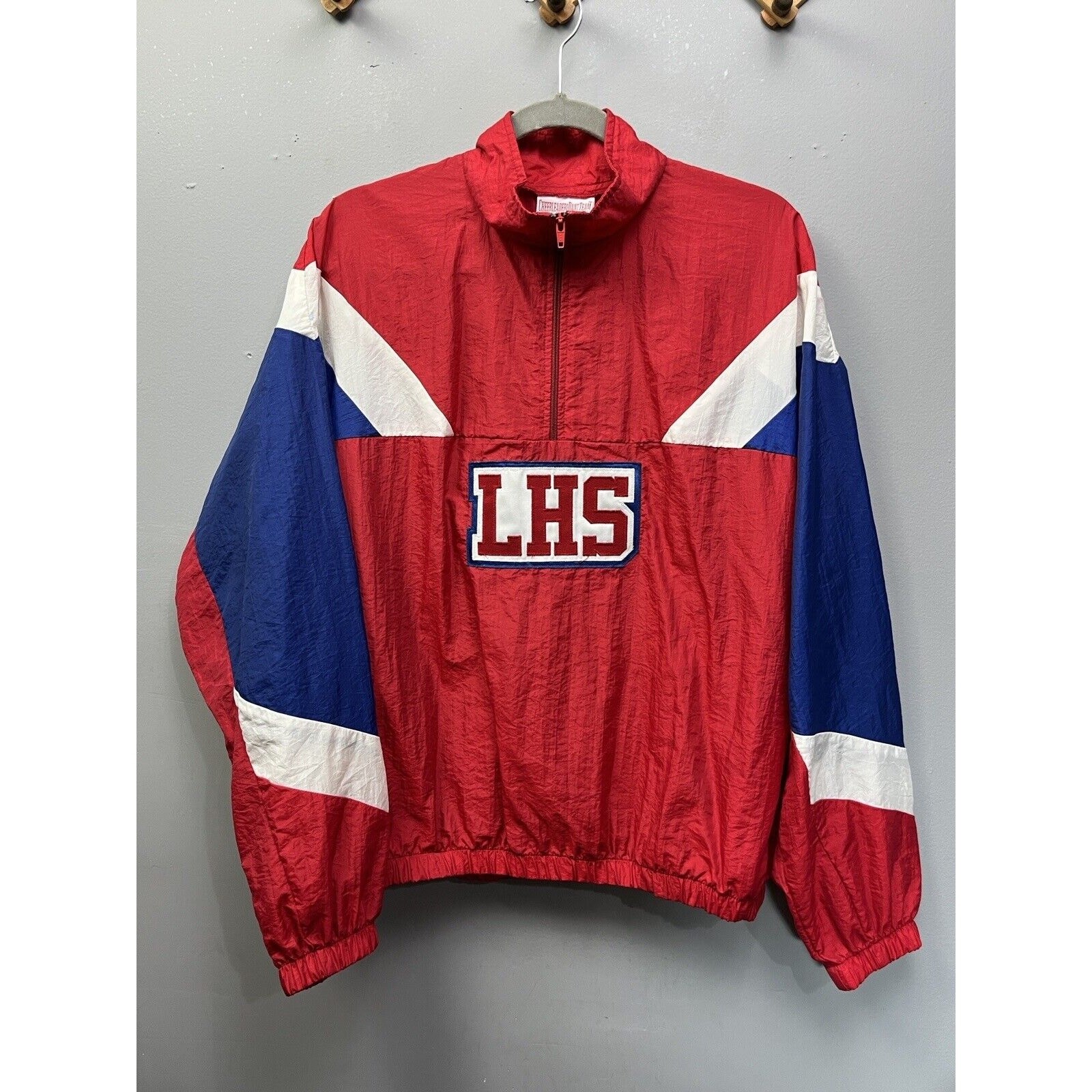 LHS Cheerleader Dance Vintage Jacket Womens Size XL Windbreaker Large Made USA