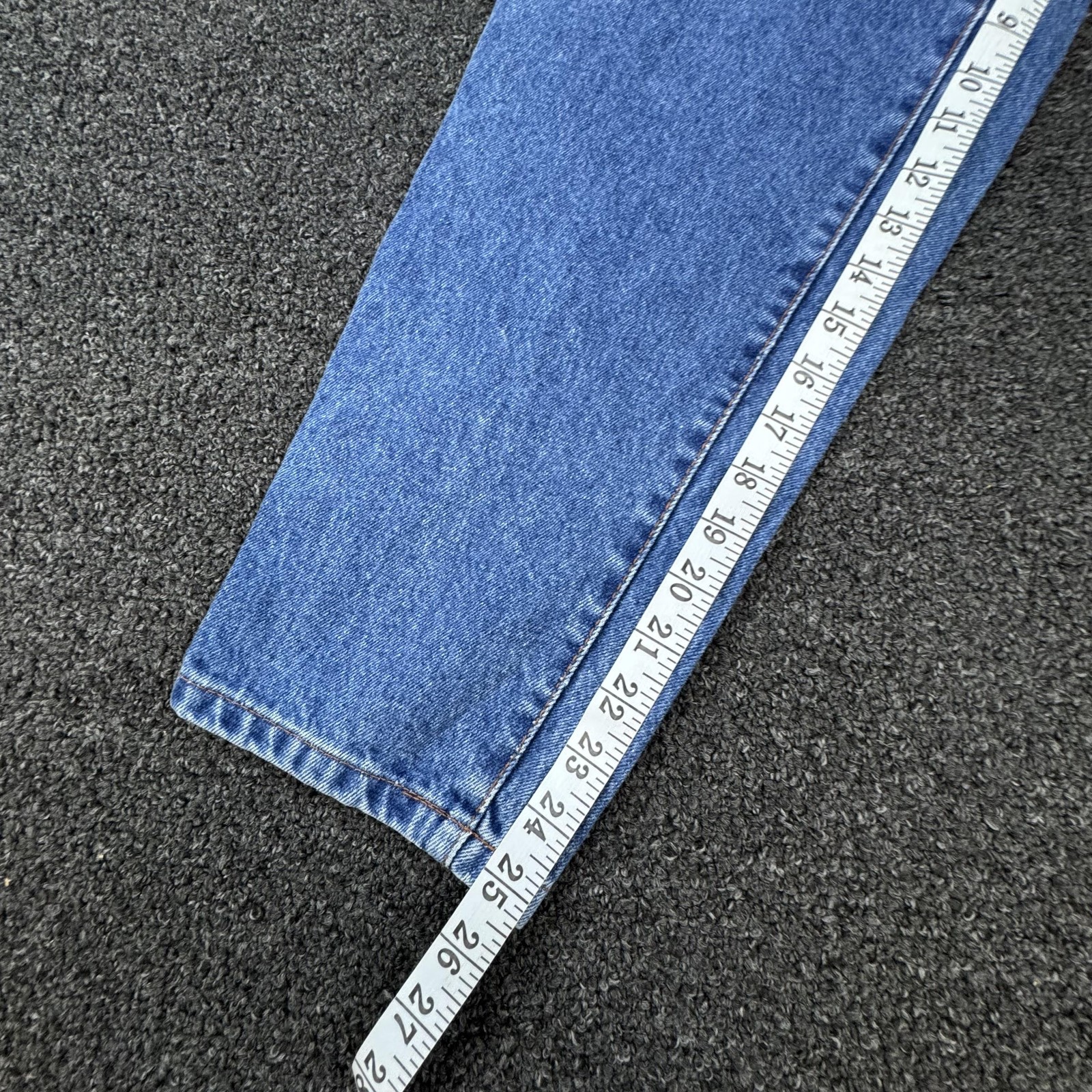 Vintage Gitano Jeans Womens 12 Short Blue Denim High Rise Tapered Mom 90s Pants
