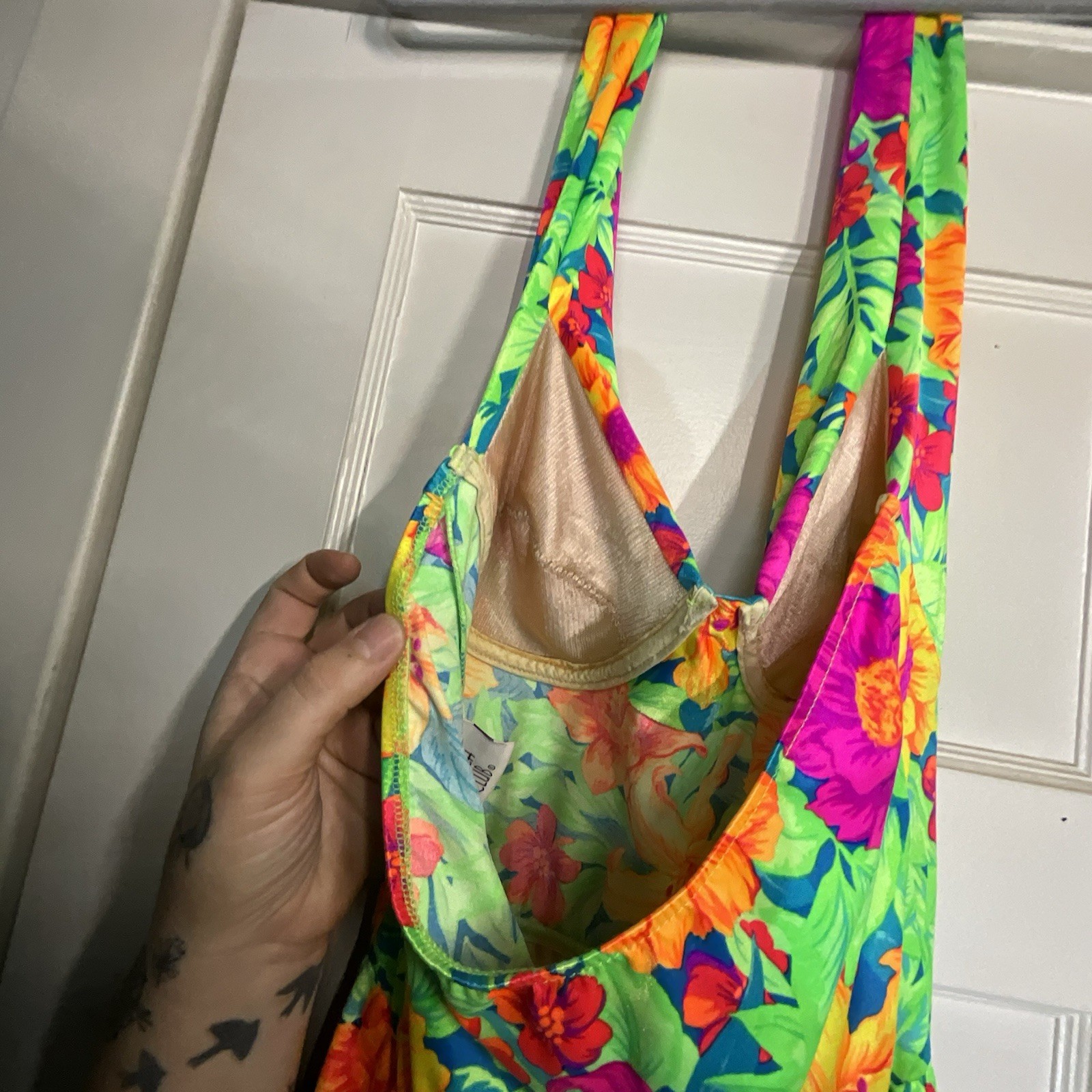 Vintage 1980’s Palisades Beach Club Swim Romper Women’s 8