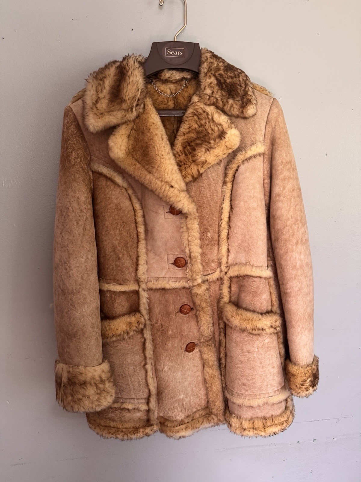 Vintage 1970s „Penny Lane” / Bohemian style patchwork coat from Sears’