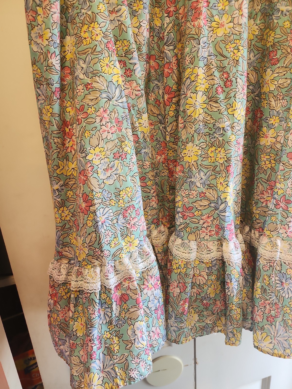 Partners Please! Malco Modes Square Dance Skirt Floral Multicolor Size Large
