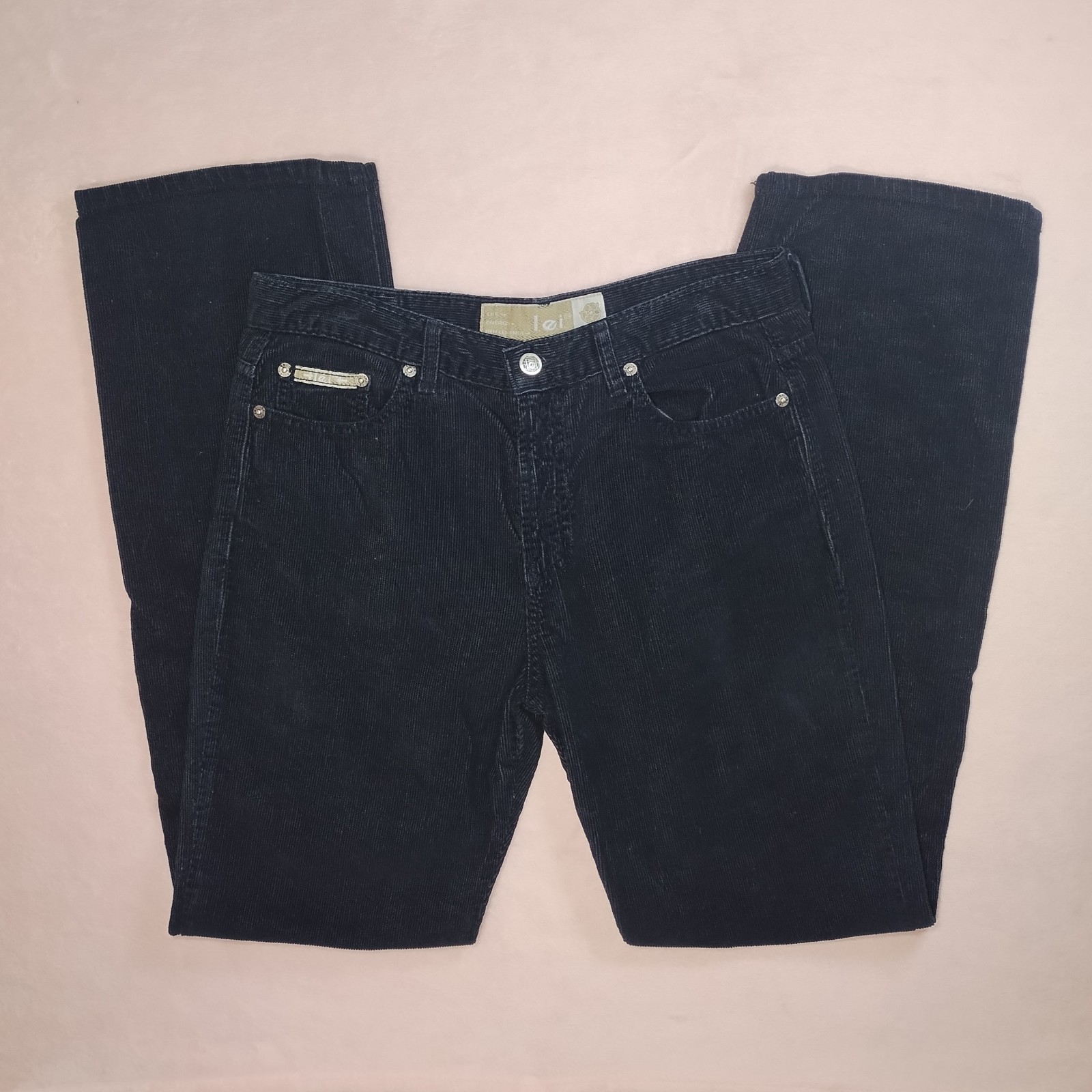 vintage 90s corduroy straight leg pants jrs sz 9 grunge skater alt normcore