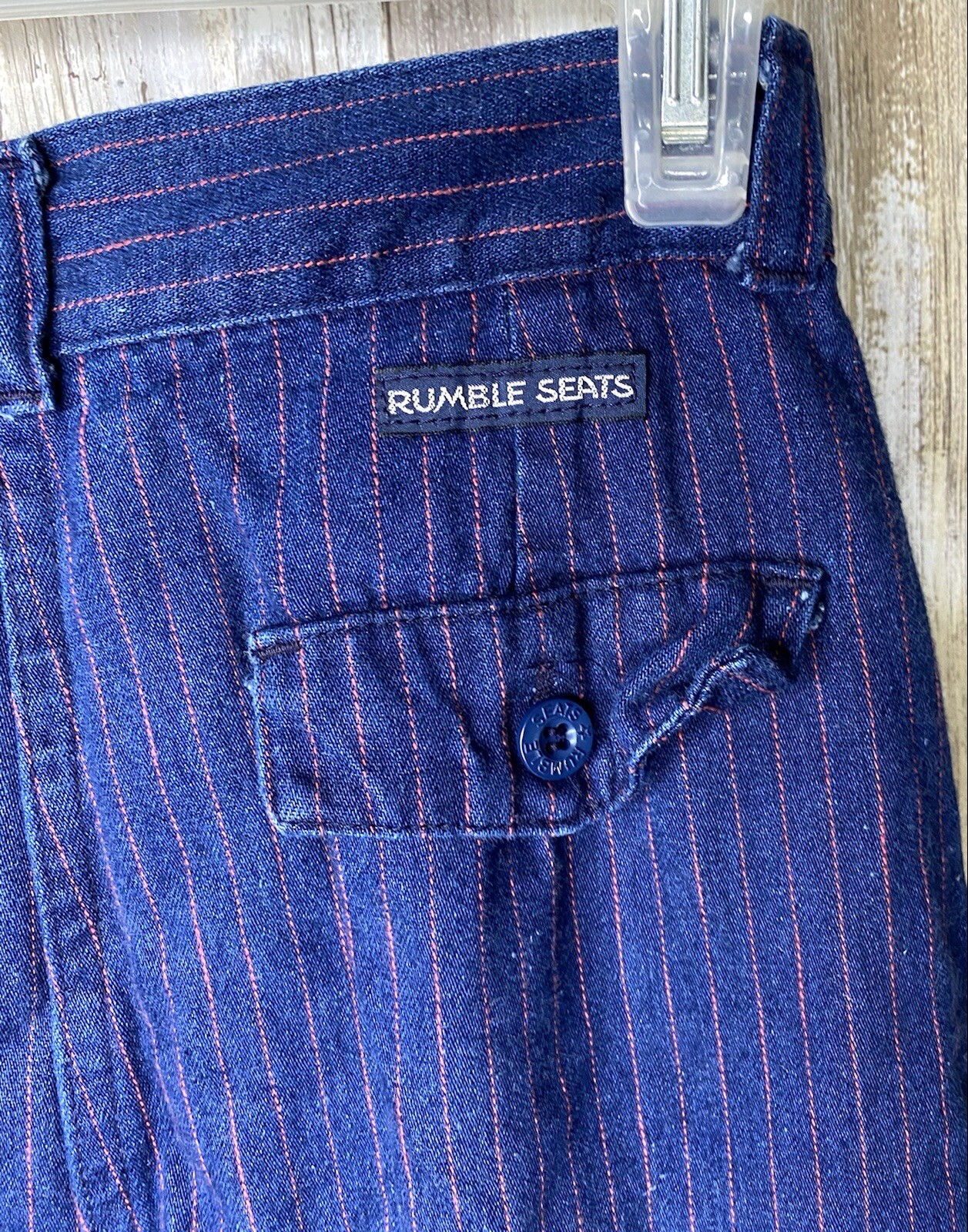 Vintage Jeans Denim Rumble Seats High Waist No Size