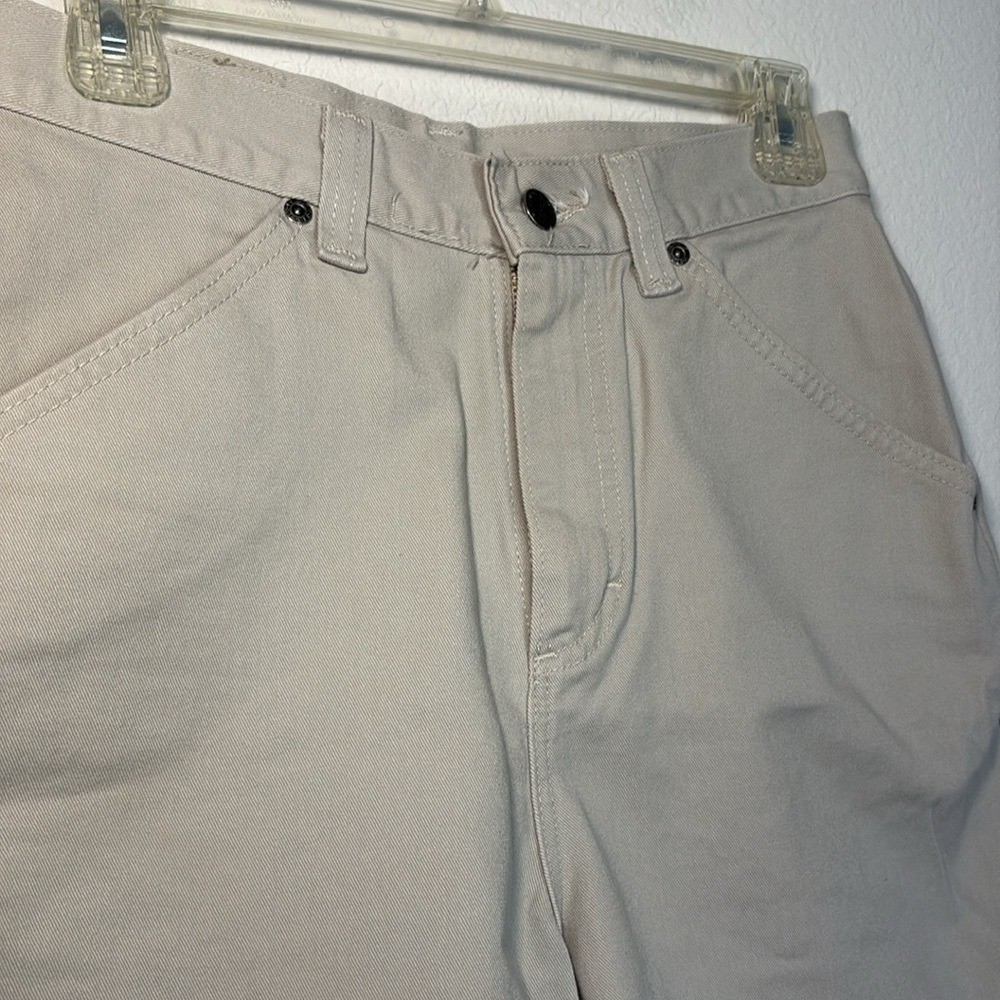 Vintage Riders by Lee High Waist Cream Shorts size 8