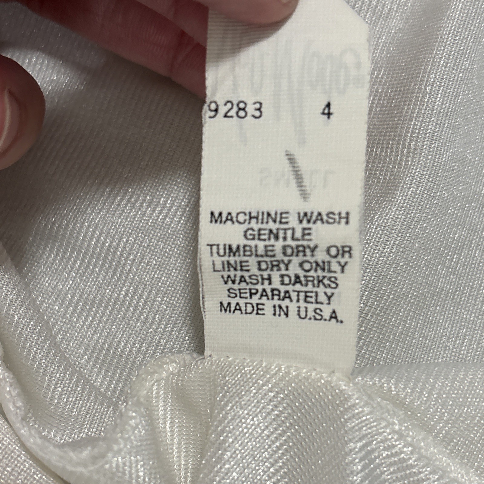 Vintage Val Mode Nylon Lace Slip Dress Nightgown Small Ivory Dainty Whimsy Sheer