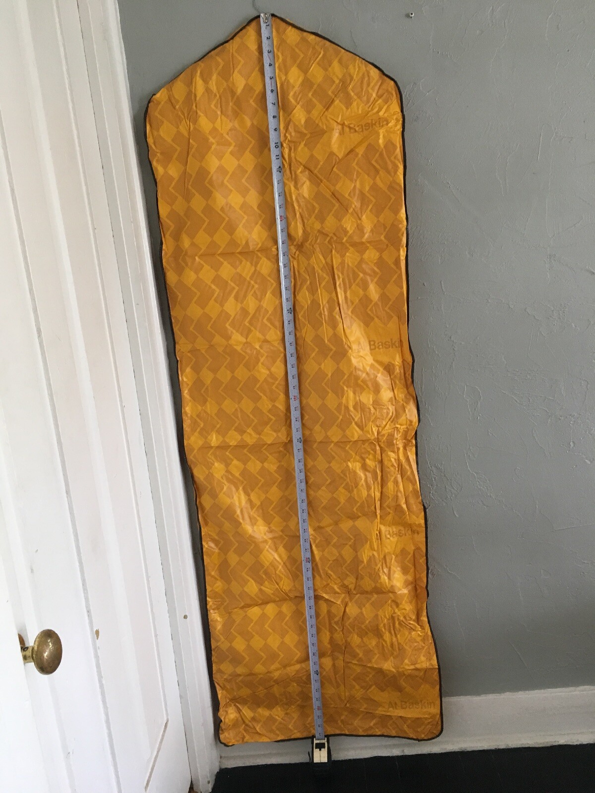 Vintage Dress Gown Storage Garment Bag Vinyl EXTRA LONG 68” Al Baskin NEELY