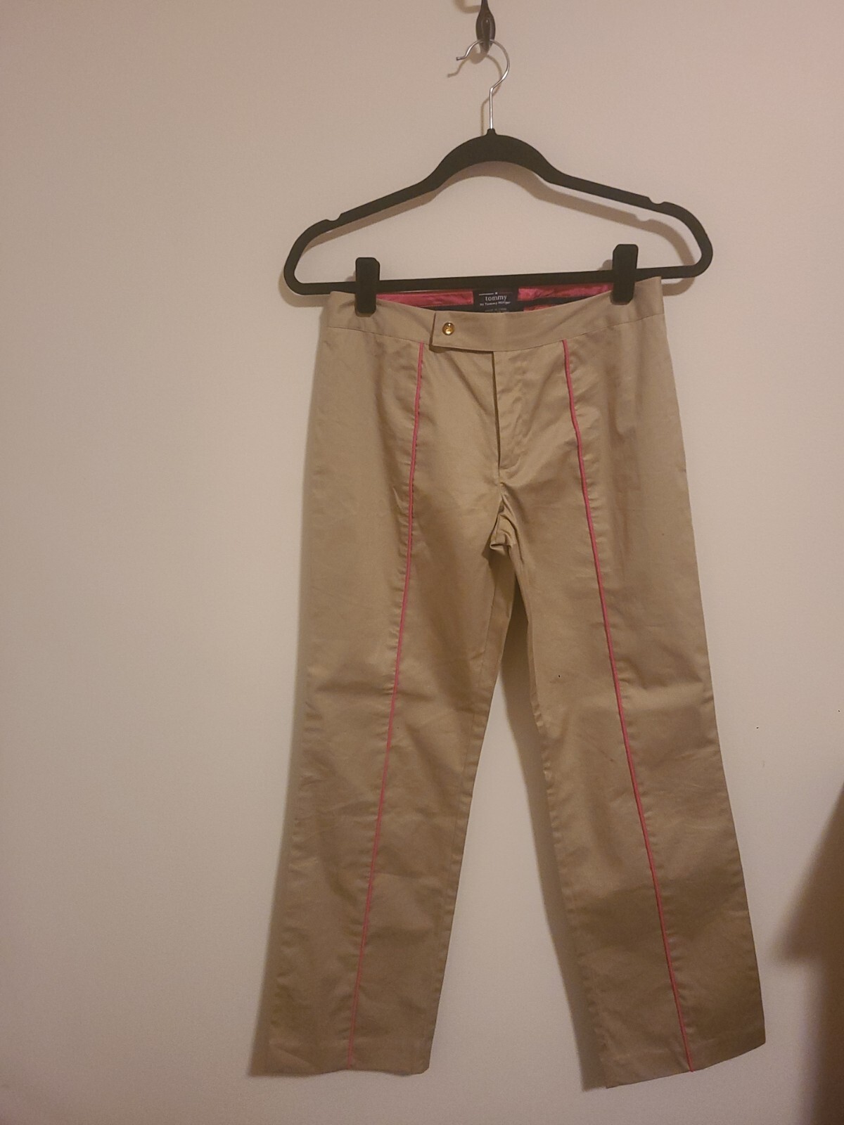 Vintage Retro Jacket Pants Set Suit Tommy Hilfiger Tan Pink Barbie Size 3