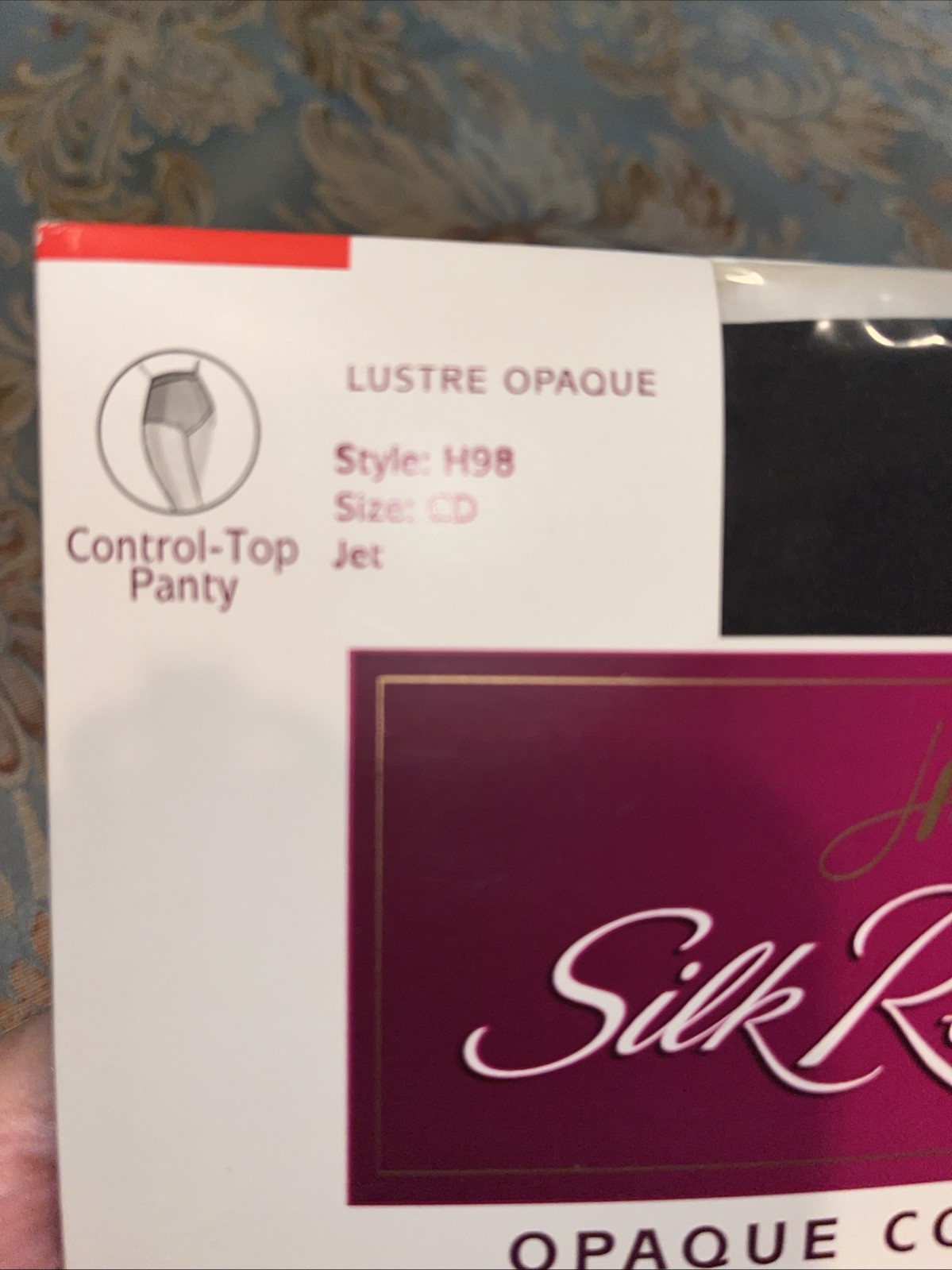 NEW Hanes Silk Reflections Lustre Opaque H98 ControlTop Tights Pantyhose Sz CD