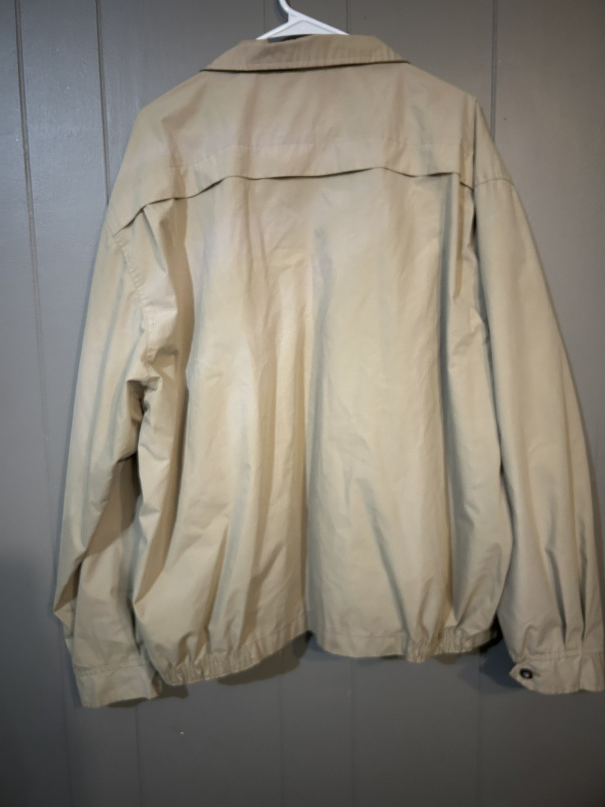VINTAGE RARE McGREGOR Drizzler Barn Jacket | Beige Tartan Lined, Unisex XXL